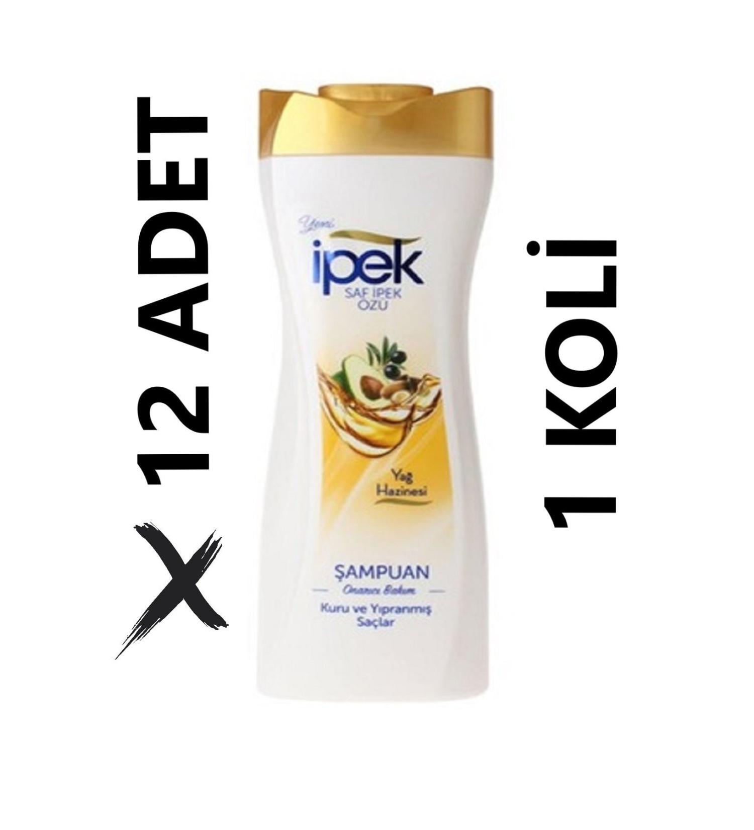 Silk Shampoo Repairing Care Oil Tank for Dry and Damaged Hair-600mlx12 Advantage Package