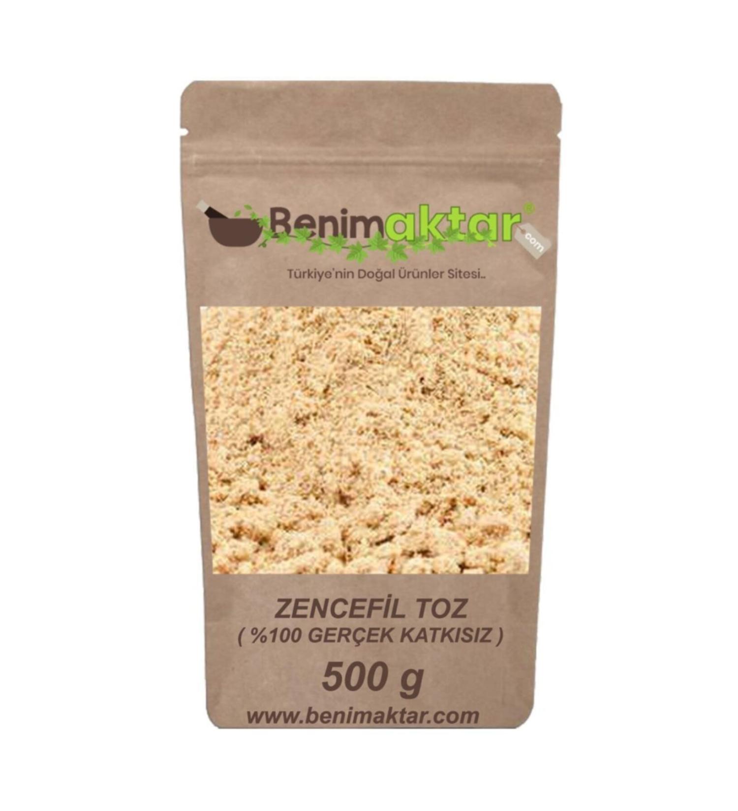 Benim Aktar Benimaktar Powder Ginger 1st quality No Additives 500 Gr