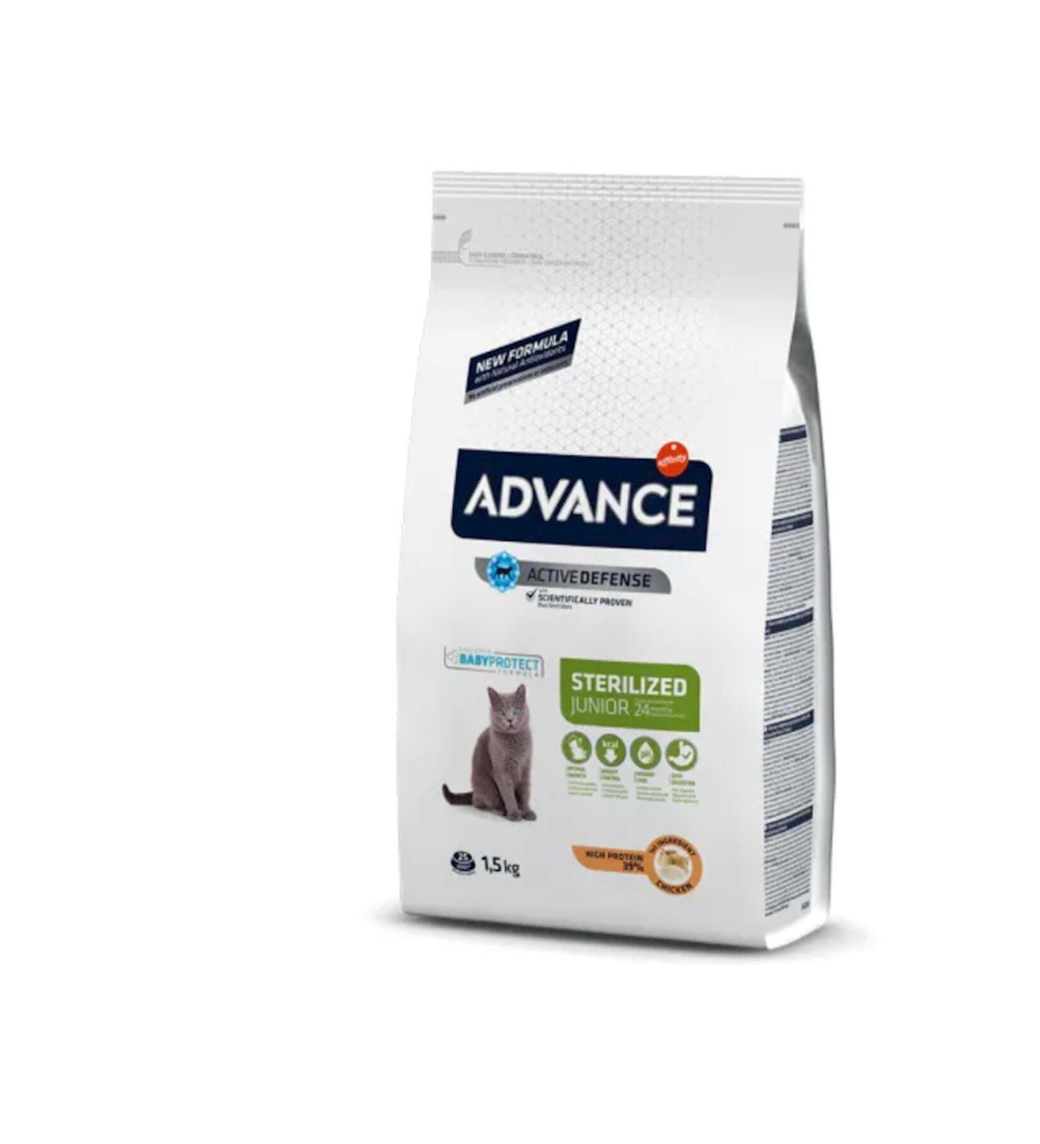 Advance Young Chicken Sterilized Kitten Food 1.5kg