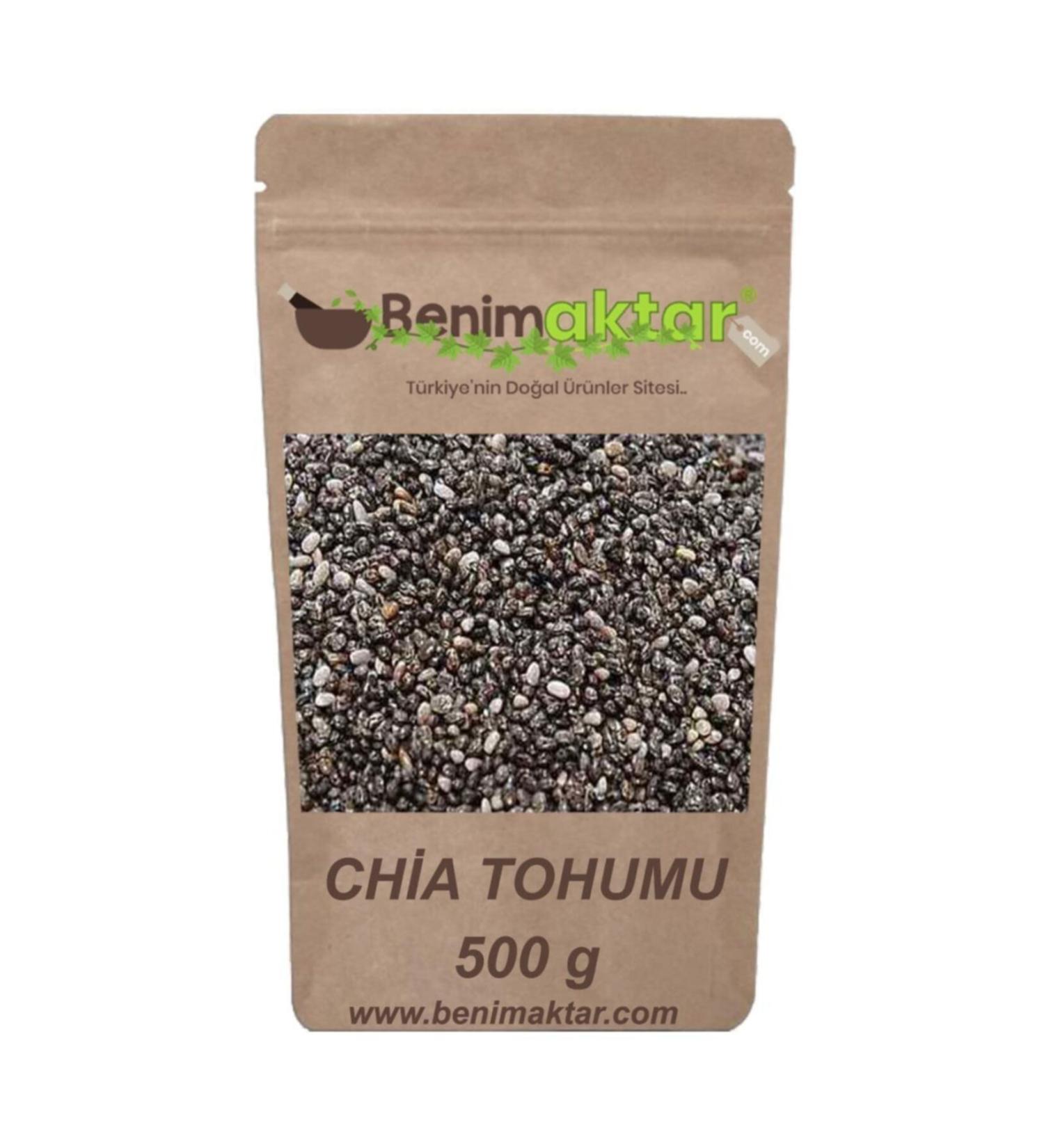 Benim Aktar Benimaktar Chia Seed Bulk 1st quality 500 Gr