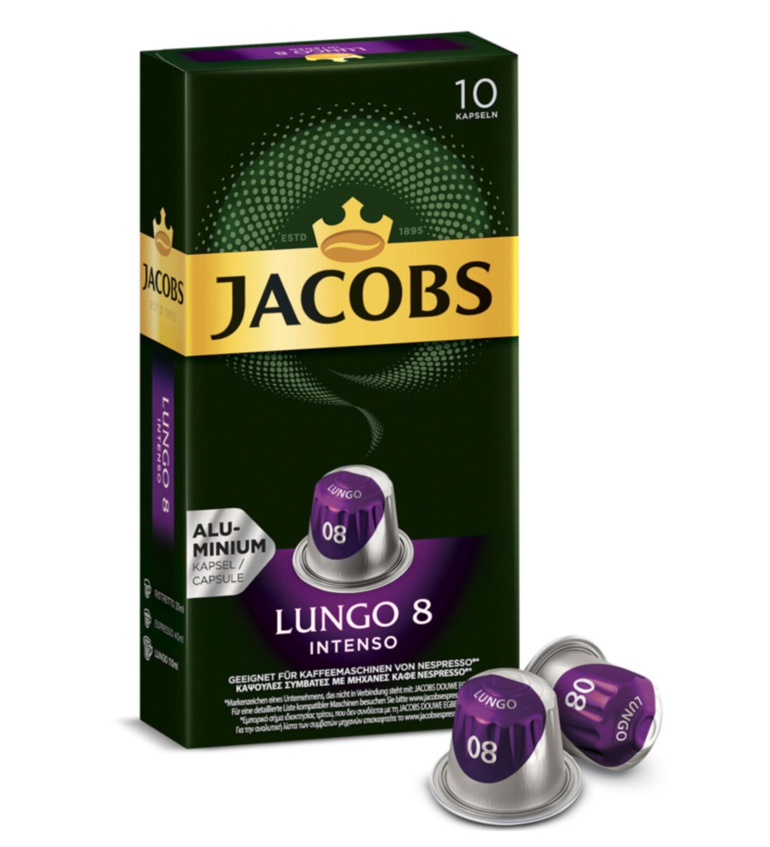 Jacobs Capsule Lungo 8 Intenso 52 Gr