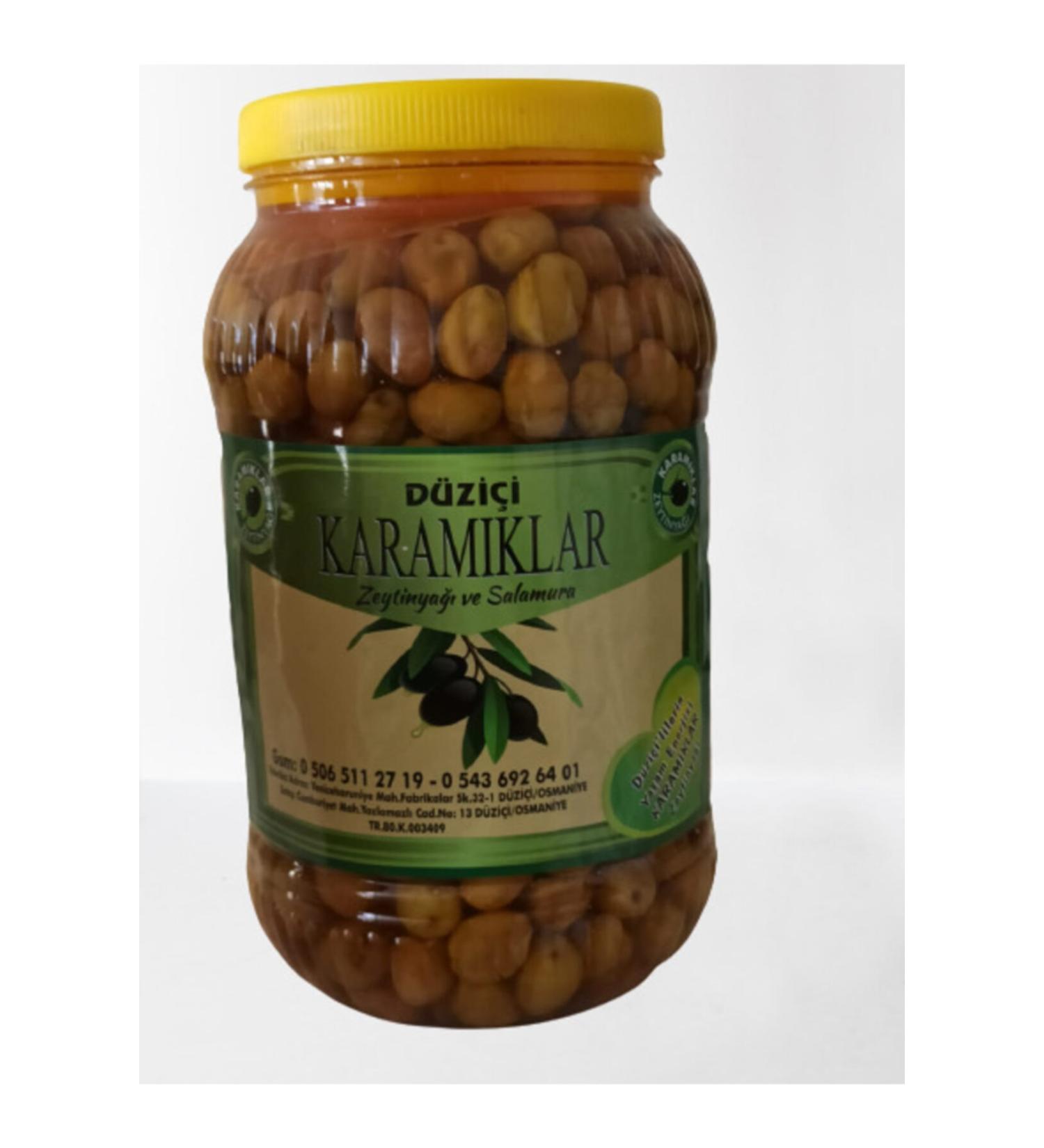 KARAMIKLAR OLIVE OIL 3 Kg Green Cracked Olives
