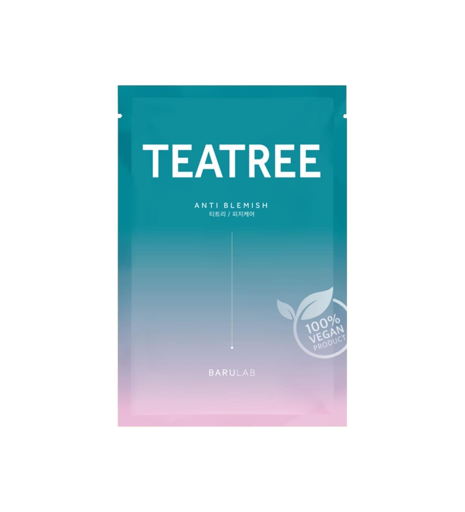 Barulab The Clean Vegan Teatree Mask - Acne Soothing Mask 23gr