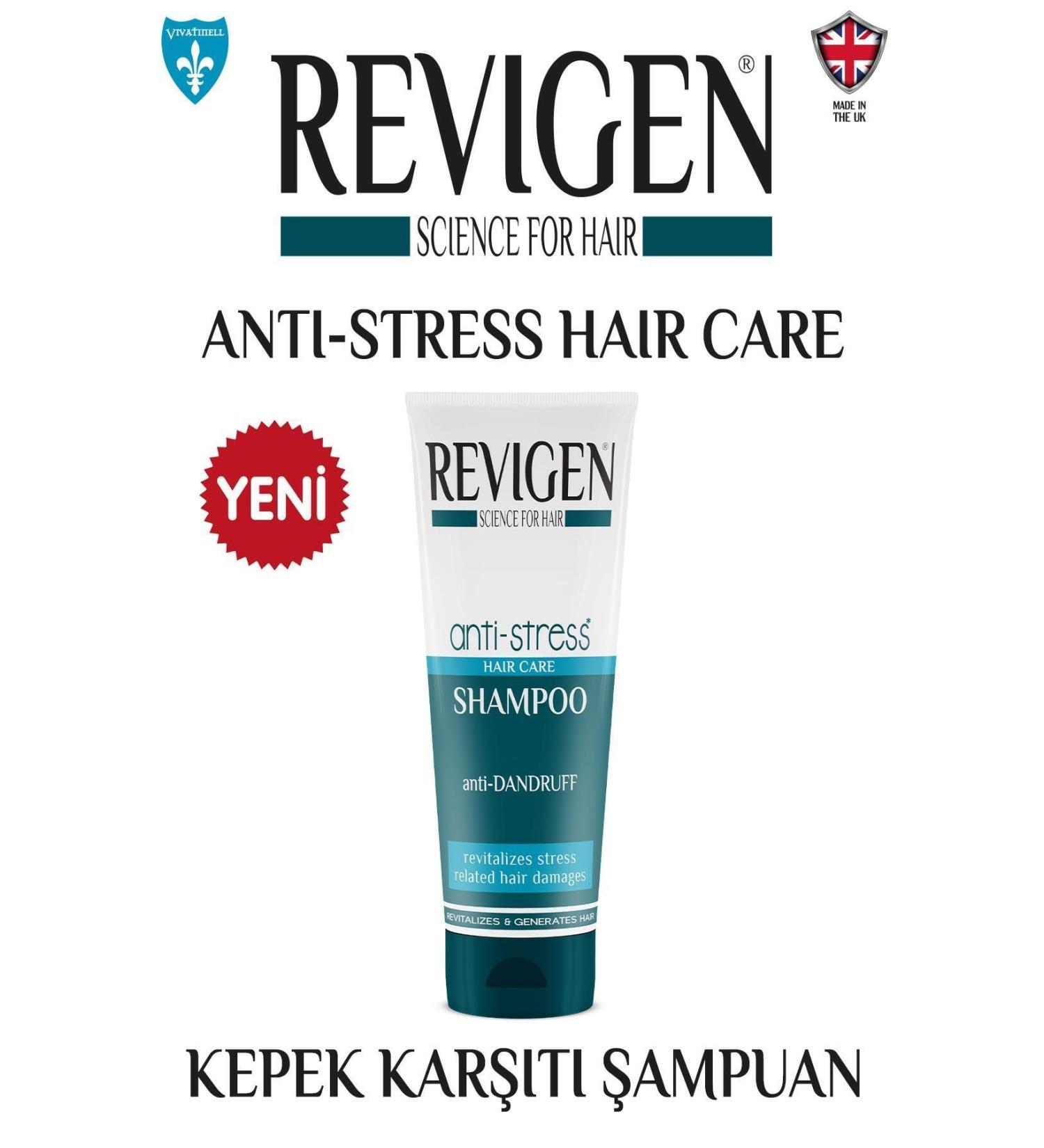 Revigen Anti-stress Shampoo For Dandruff Hair 250 Ml - Buy Online on GoSupps.com