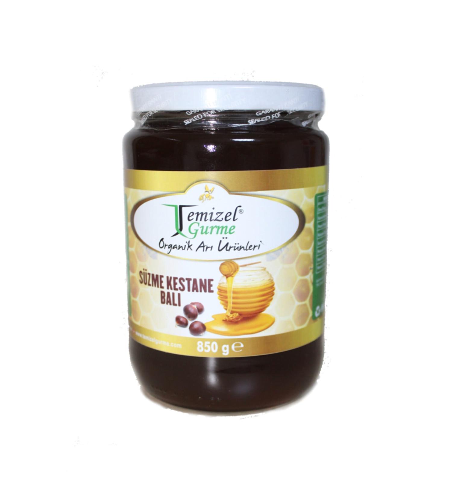 Temizel Natural Filtered Chestnut Honey 850 gr.