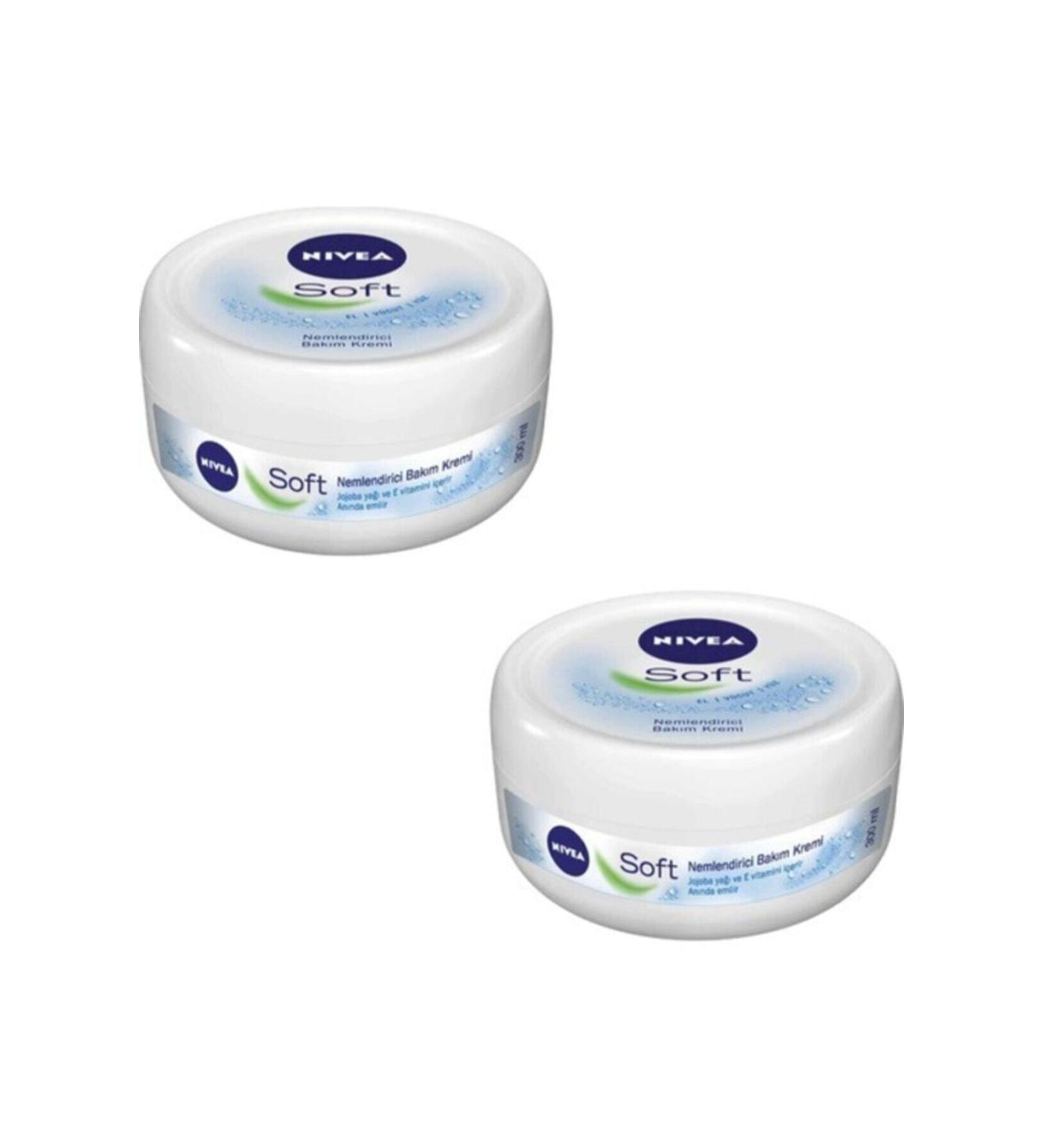 NIVEA Soft Moisturizing Care Cream 2 X 300 Ml