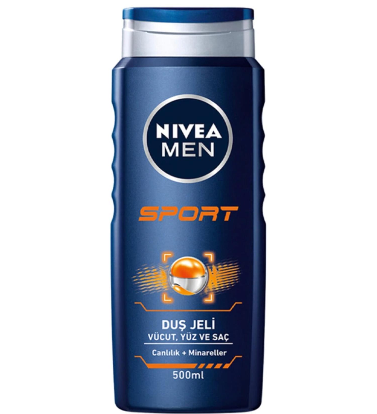NIVEA Brand: Men Sport Men's Shower Gel 500 Ml Category: Shower Gel