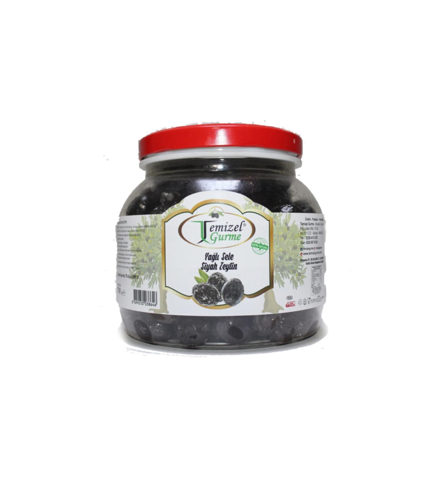 Temizel Oily Black Olives 700 gr