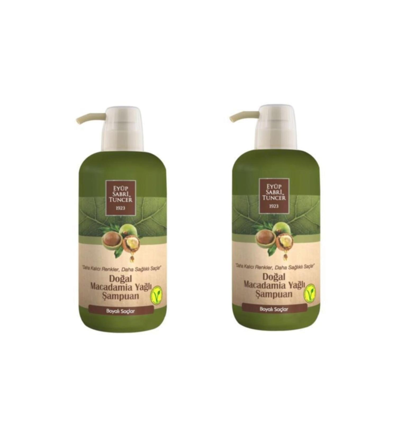 Ey p Sabri Tuncer Natural Macadamia Oil Shampoo 600ml X2