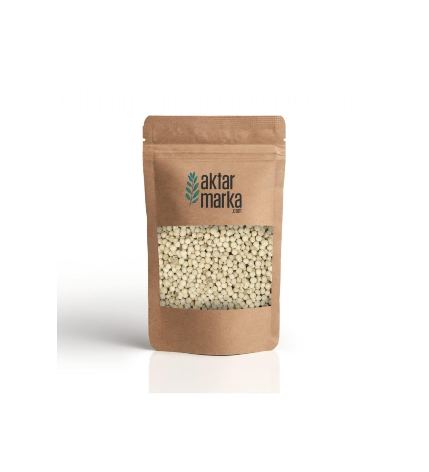 Aktarmarka White Pepper White Black Pepper Grain 250 Gr