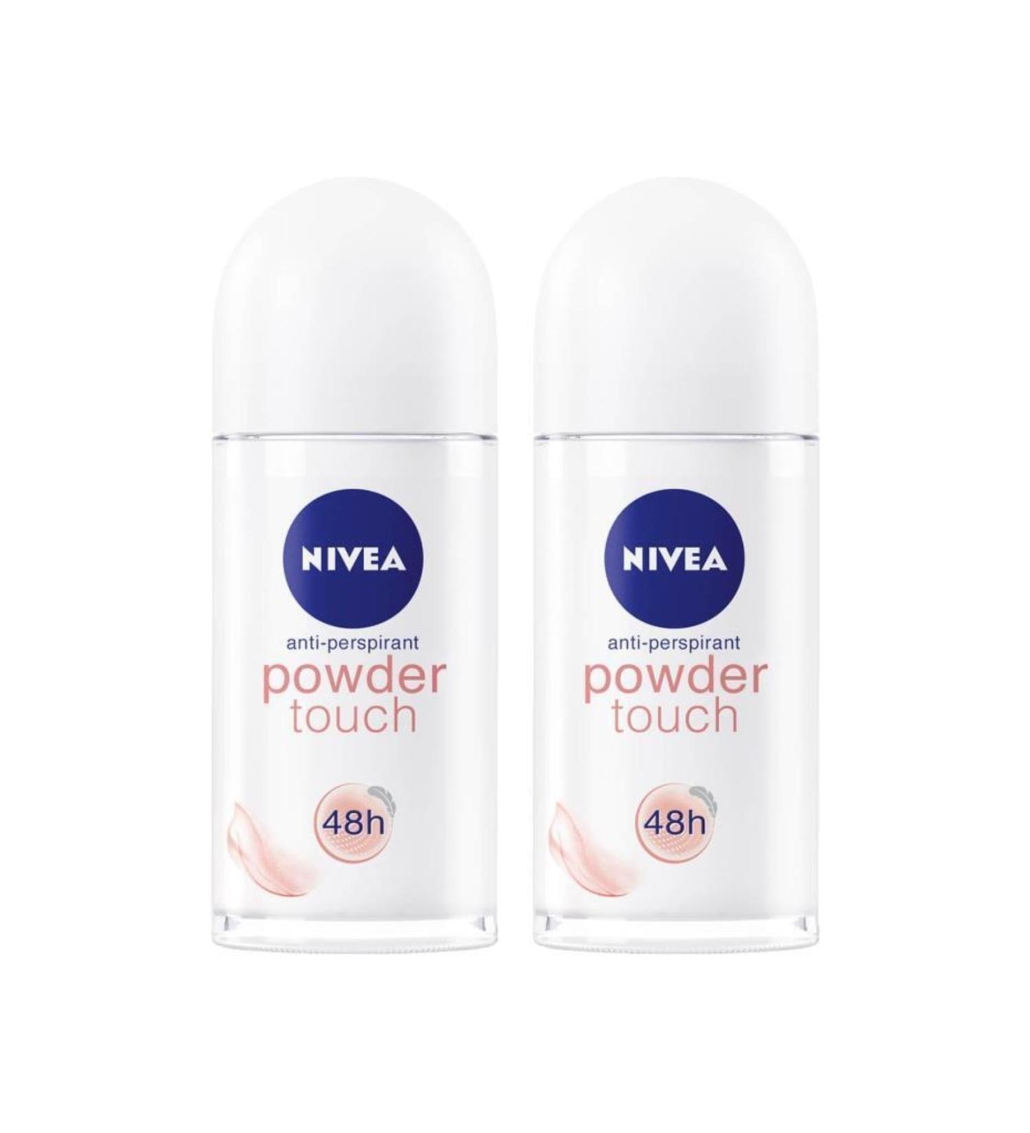 NIVEA Women Powder Touch Roll-on 50 ml 2 Pieces