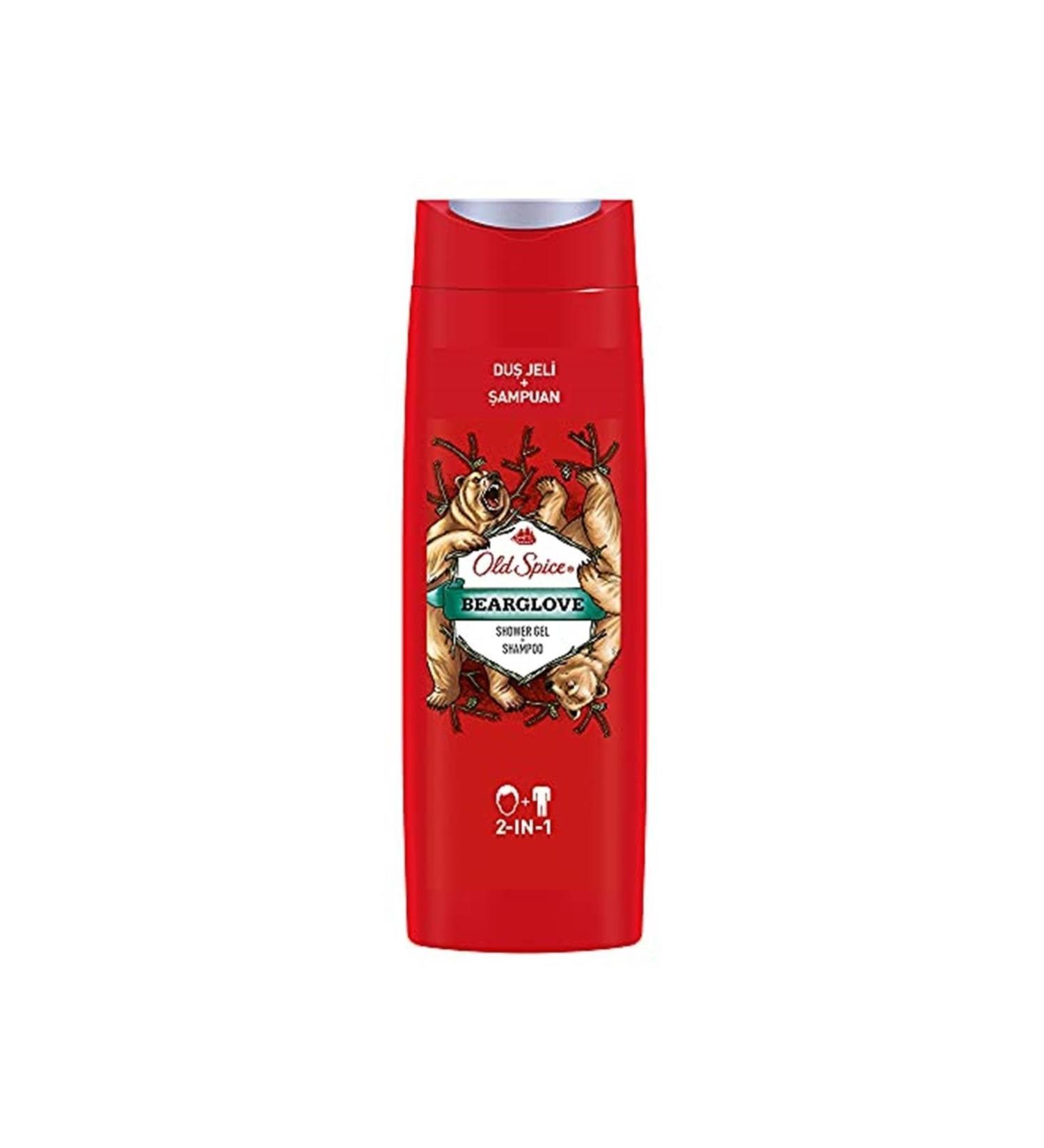 Old Spice Bearglove Men's Shower Gel and Shampoo 400 Ml