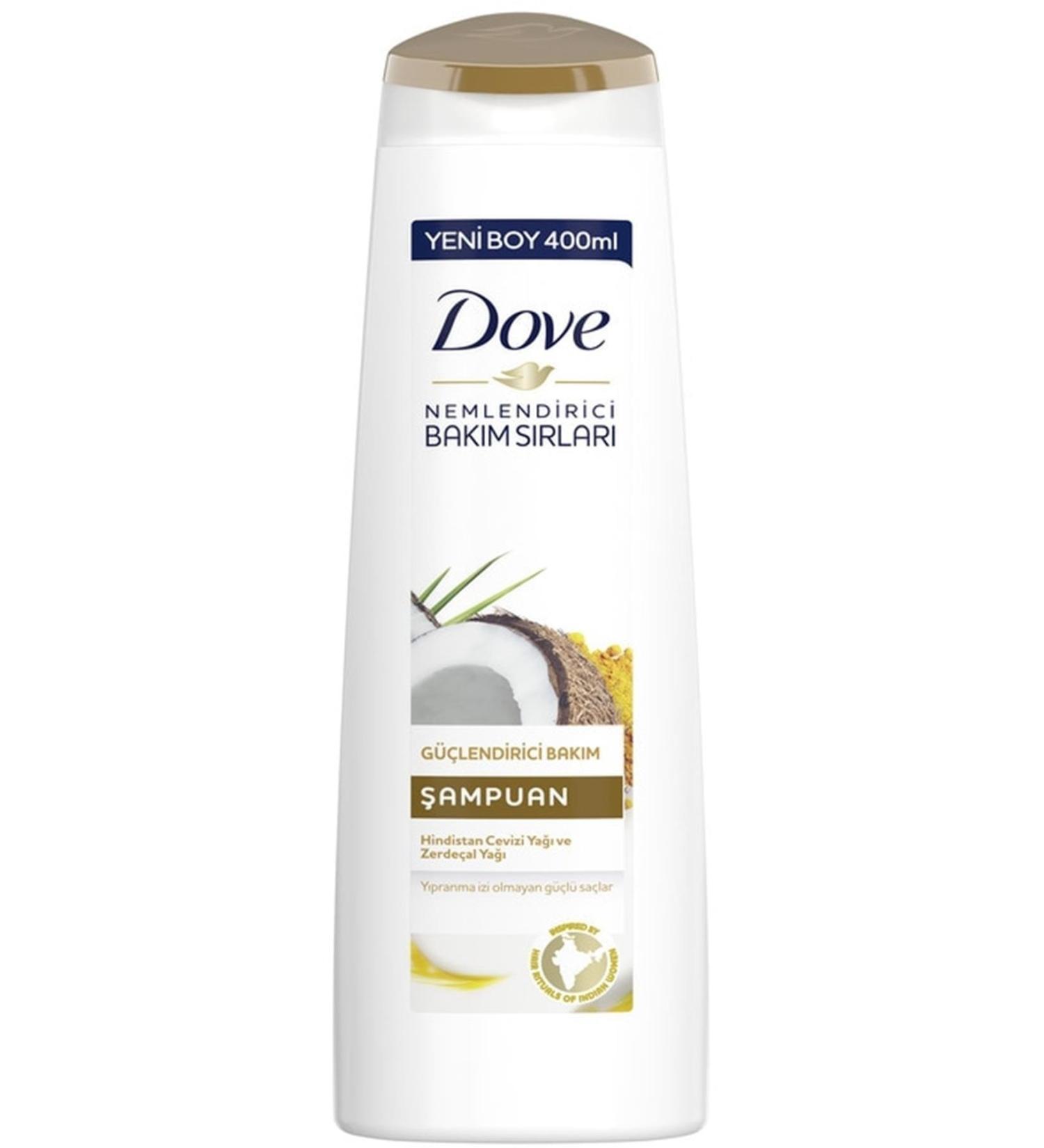 Dove Hair Care Shampoo Coconut Oil Strengthening Care 400 ml