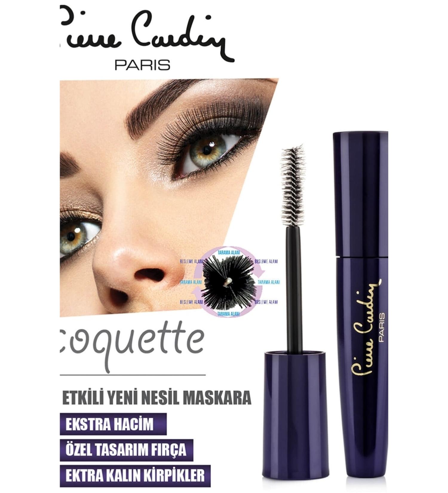 Pierre Cardin 3 Effect Volume Mascara Coquette Exaggerated Mascara - Black 505 13235 - Buy Online on GoSupps.com
