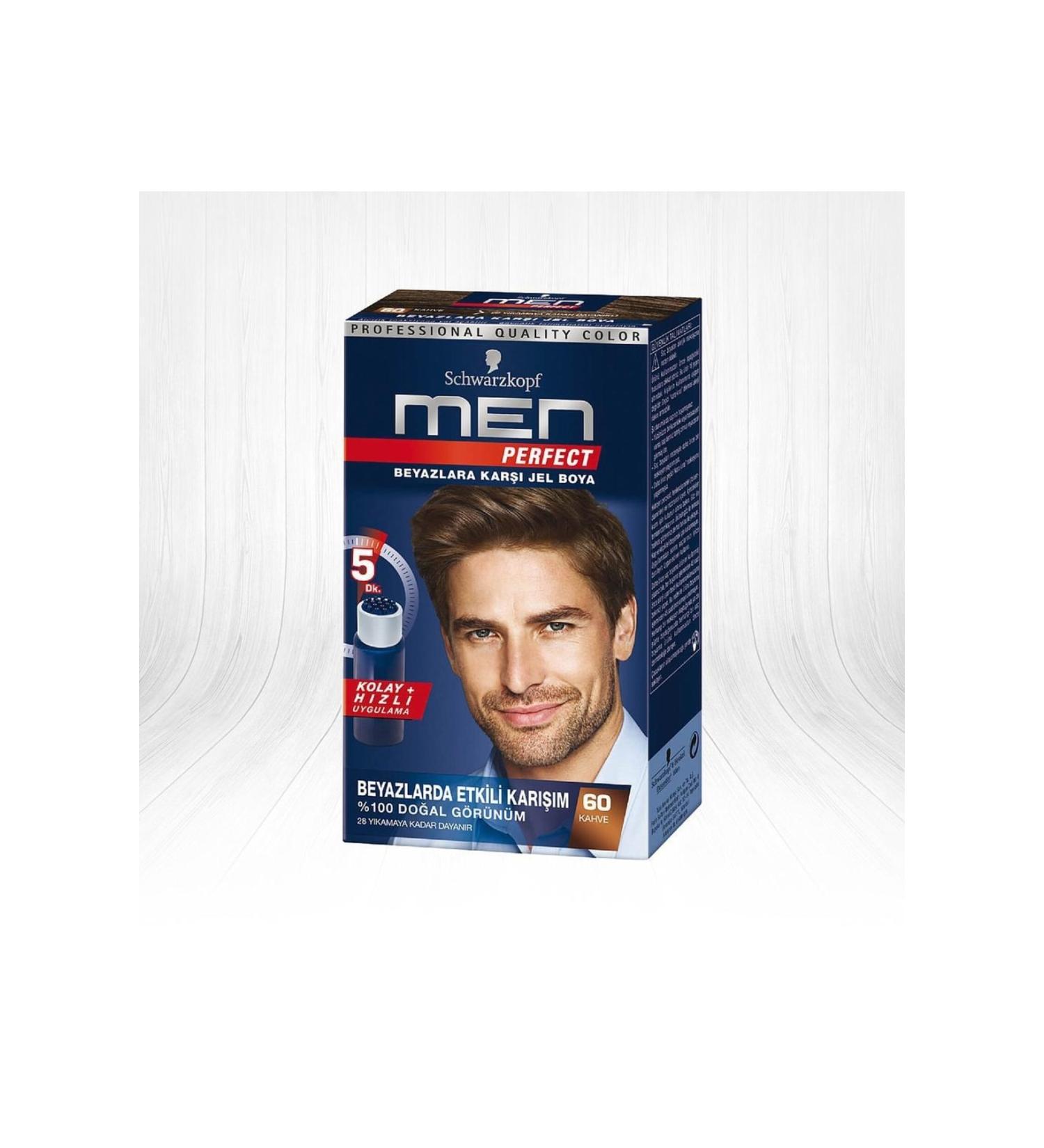 Schwarzkopf Men Perfect Hair Dye 60 Brown