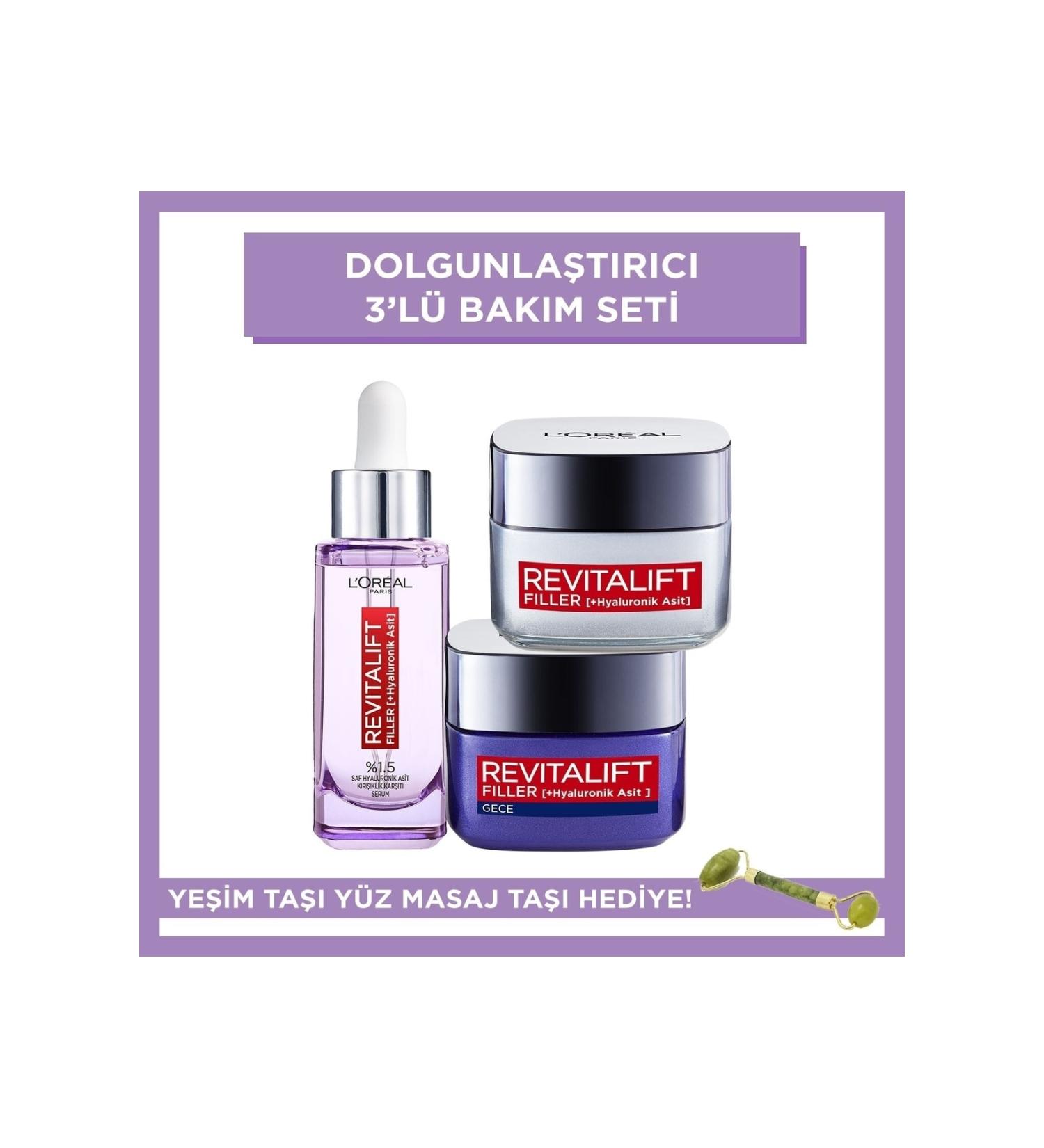 L'Oreal Paris Loreal Paris L'or al Paris Revitalift Filler Plumping Anti-Aging 3-Pack Care Set - Buy Online on GoSupps.com