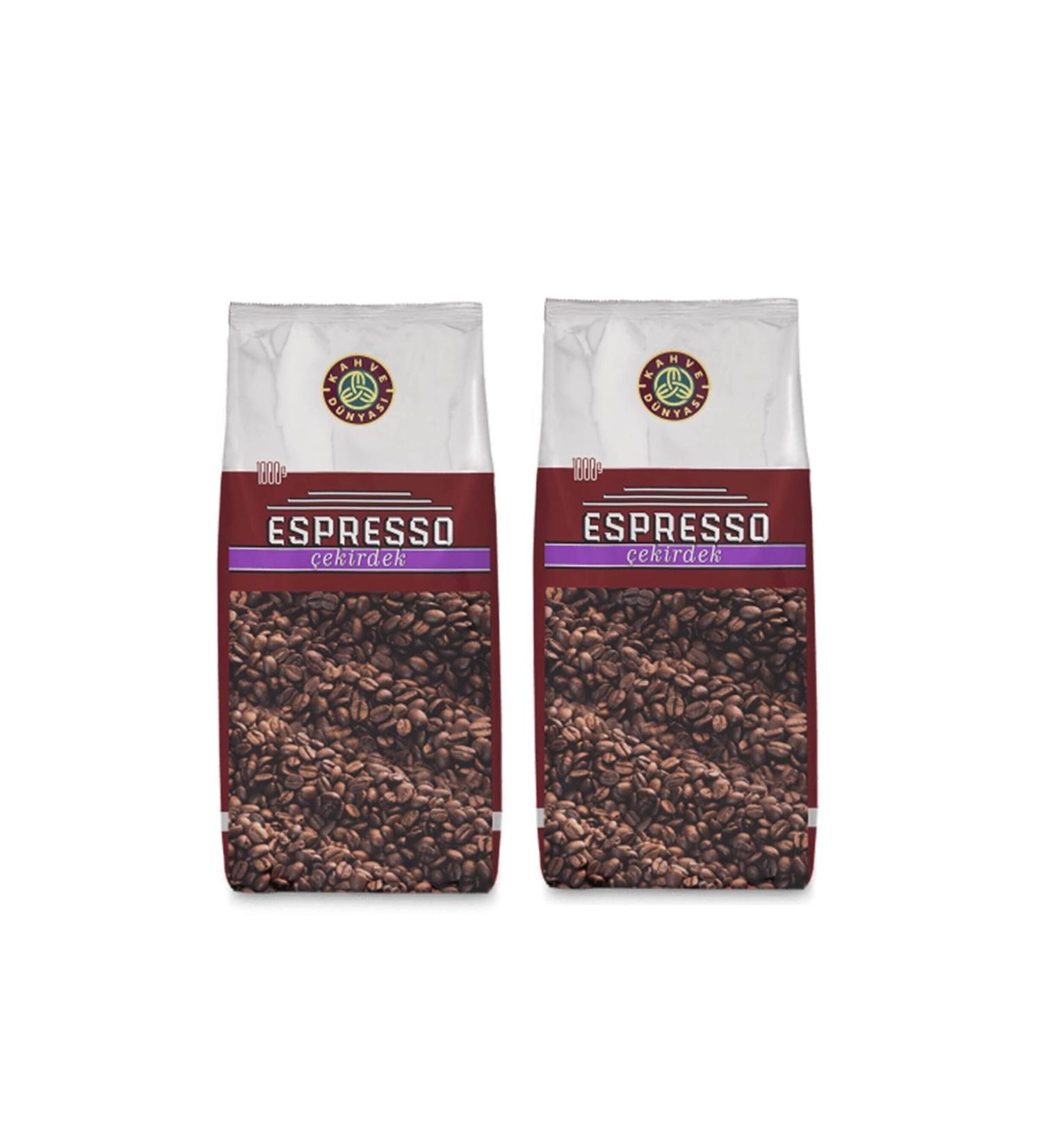 Coffee World Espresso Bean Coffee 2 Pieces 1 Kg