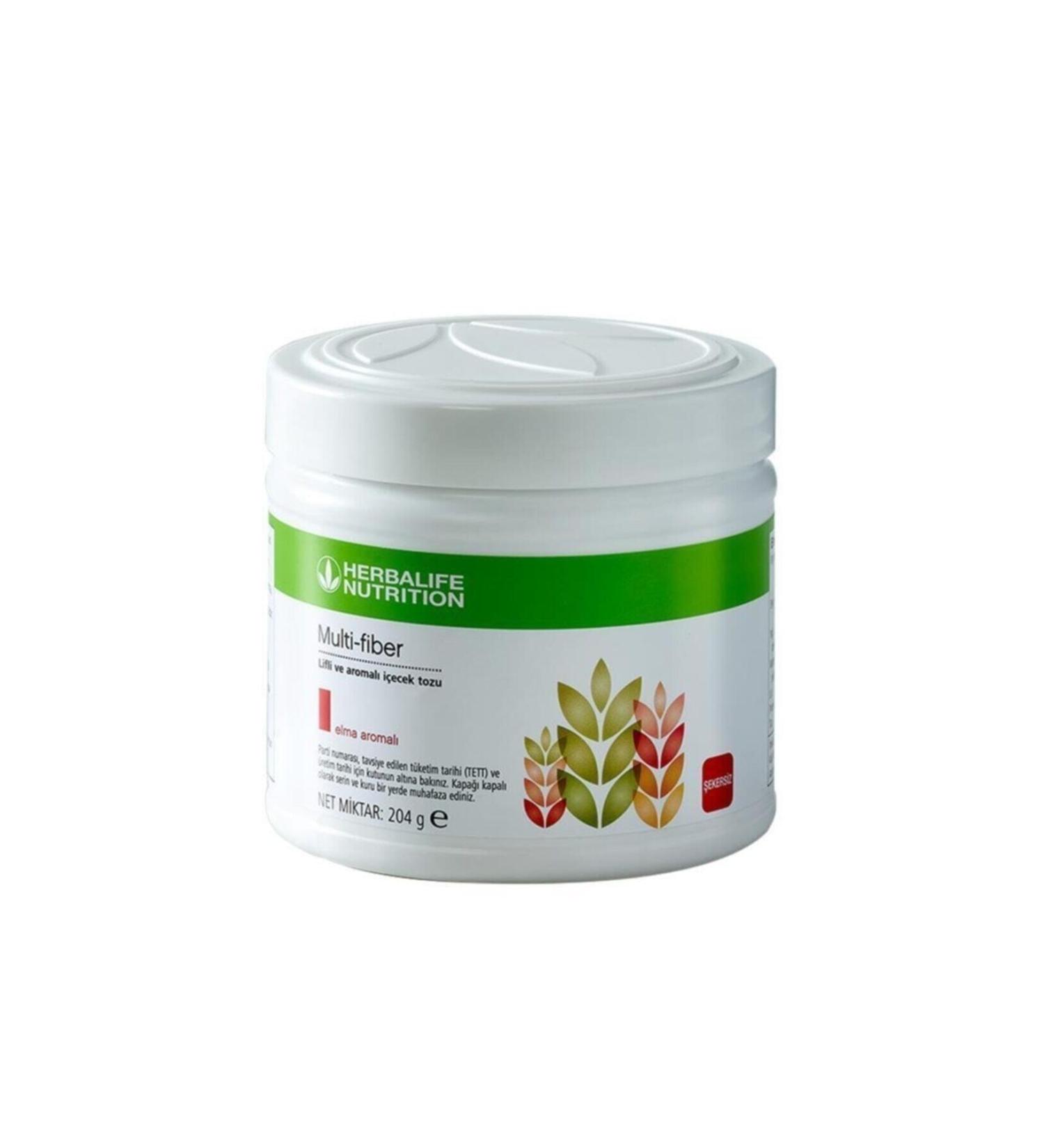 Herbalife Multi-fiber Multi-fiber Fiber and Flavored Drink Powder Apple 204 G