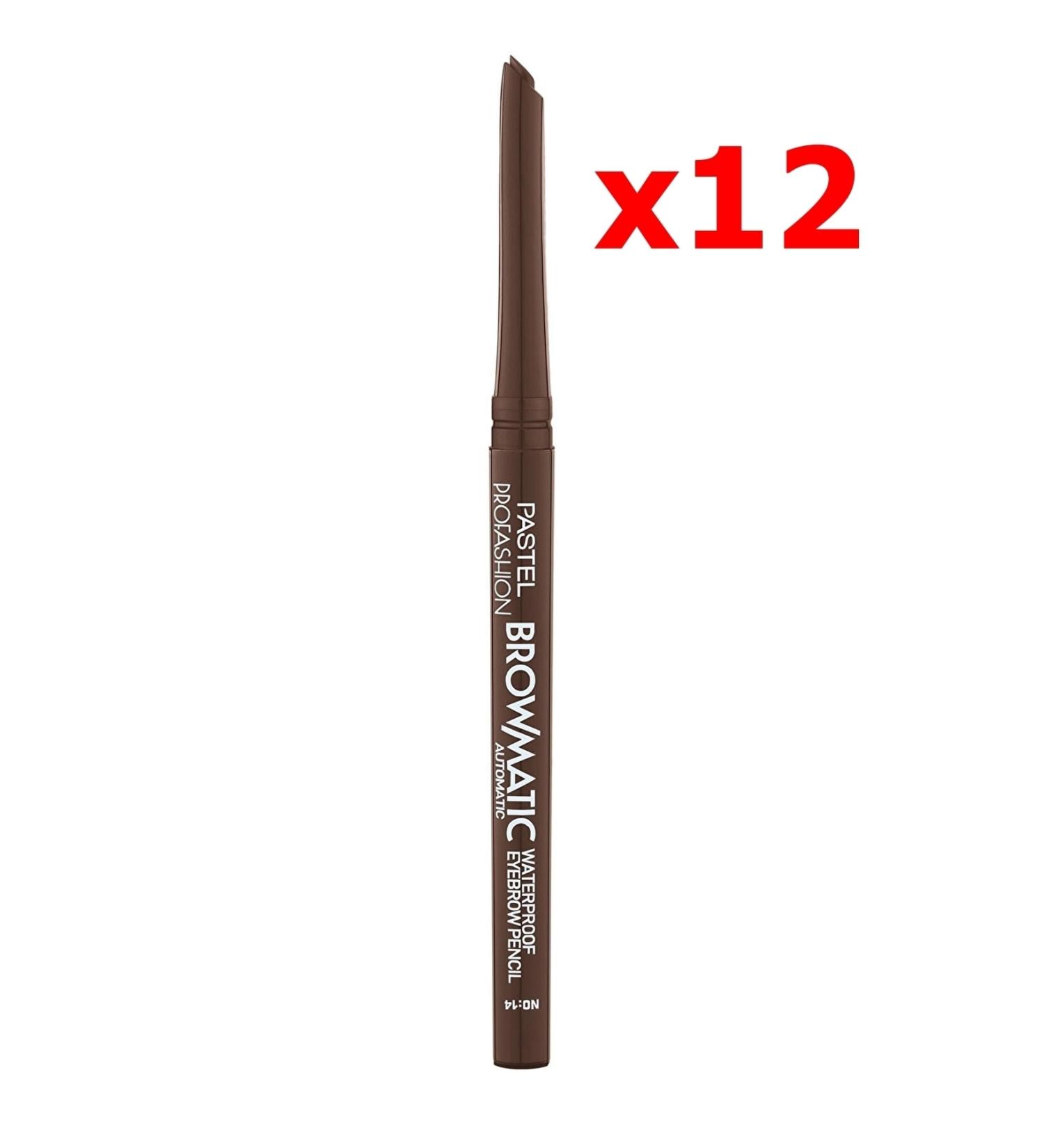 Pastel Profashion Browmatic Automatic Waterprof Eye Brow Pencil 14 12 Pieces