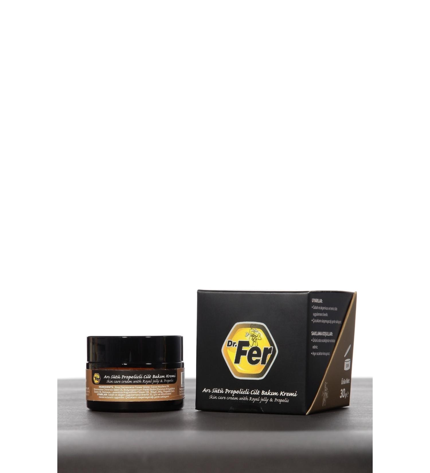 DR FER Dr.fer Royal Jelly and Propolis Skin Care Cream 30 ml (OIL-FREE)