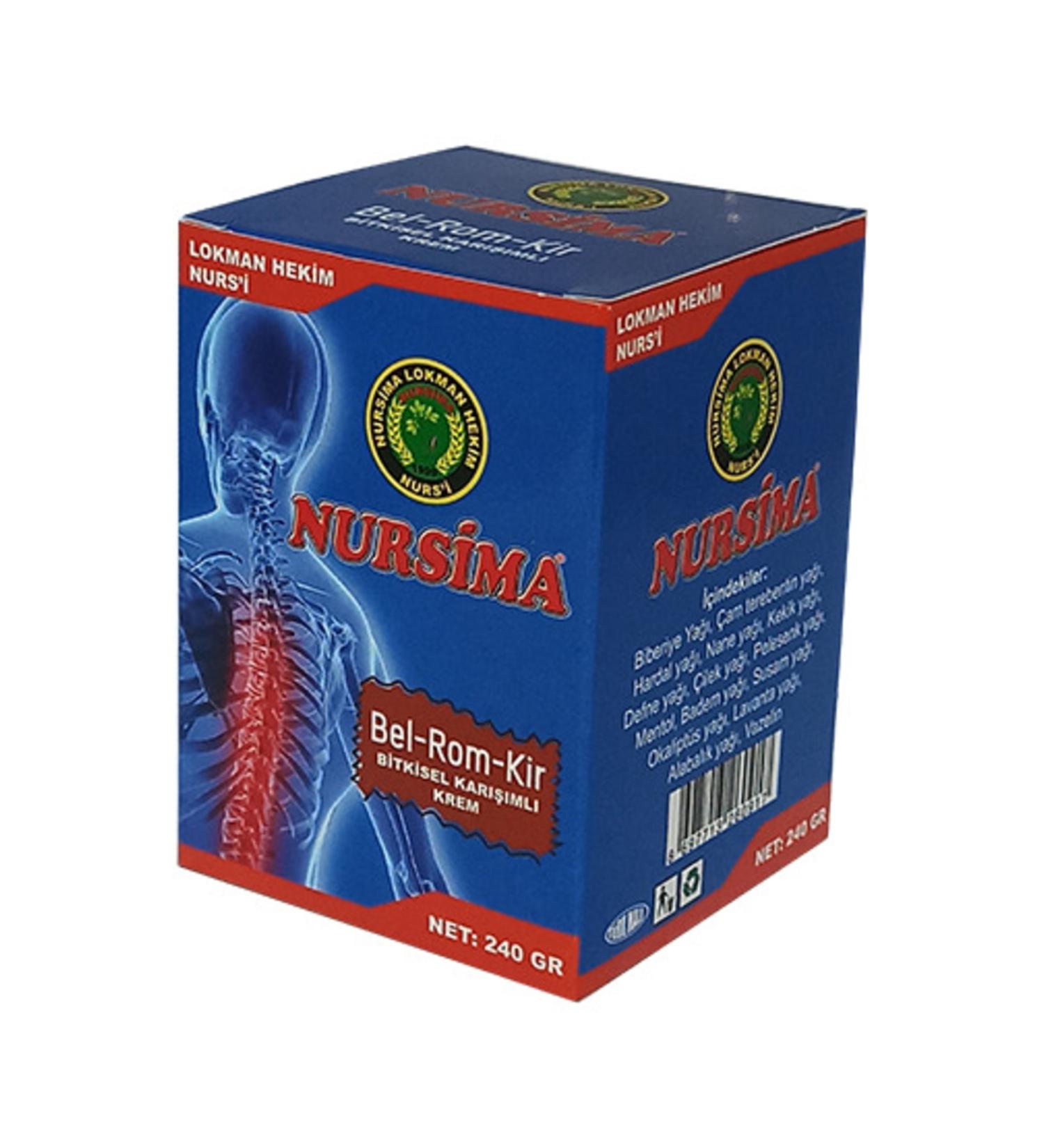 Nursima Kumraldede Grocery Store Bel - Rum - Kir Herbal Mixed Cream 240 Ml