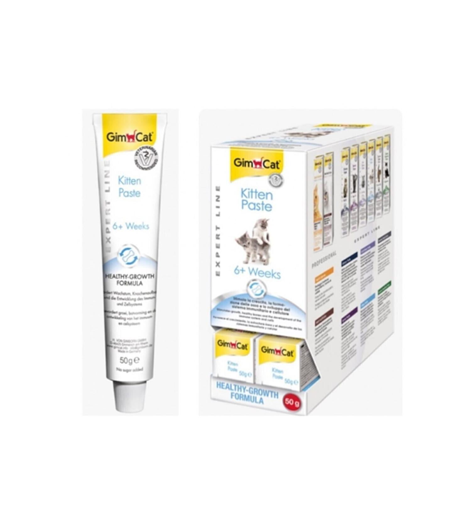 Gimcat Neo Pet Market Kitten Paste Calsium - Kitten 12 Basic Vitamin Paste 50 Gr X 2 Pieces