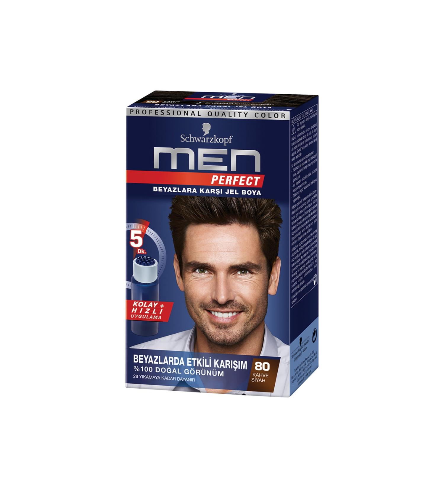 Schwarzkopf Brand: Men Perfect Hair Dye Brown Black 80 50 Ml Category: Hair Dye
