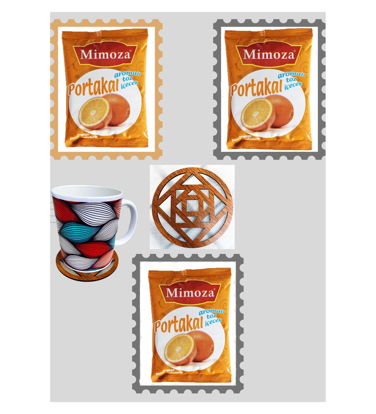 Mimosa Orange Oralet Hot Powder Drink 3 Pieces 250 gr 150 Glasses Mimosa