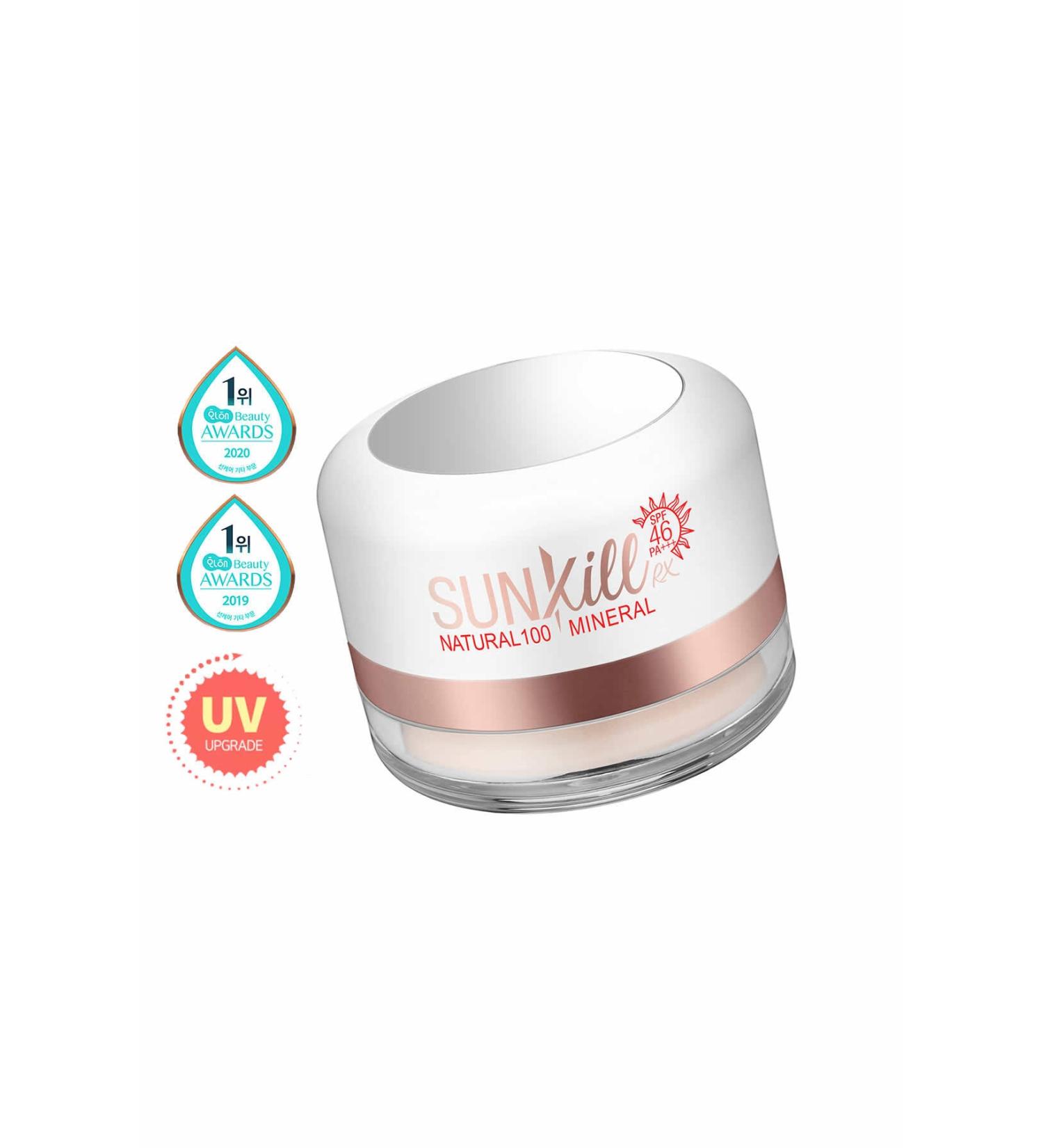 MAXCLINIC Lightweight Powder Sunscreen Catrin Natural 100 Mineral Sunkill Rx 12g Spf 46pa+++