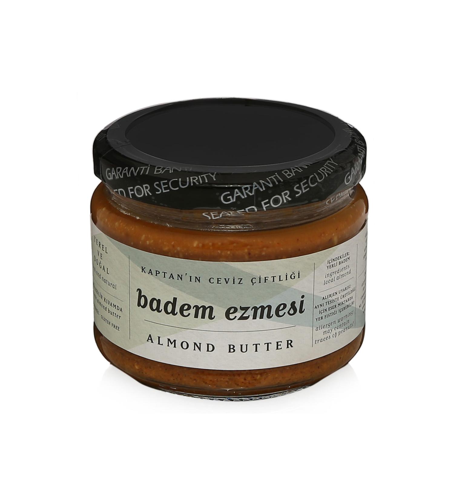 Captain's Walnut Farm Local Almond Paste 250 G - Almond Butter Gluten Free 0 Sugar Free - Additive Free - Analysis