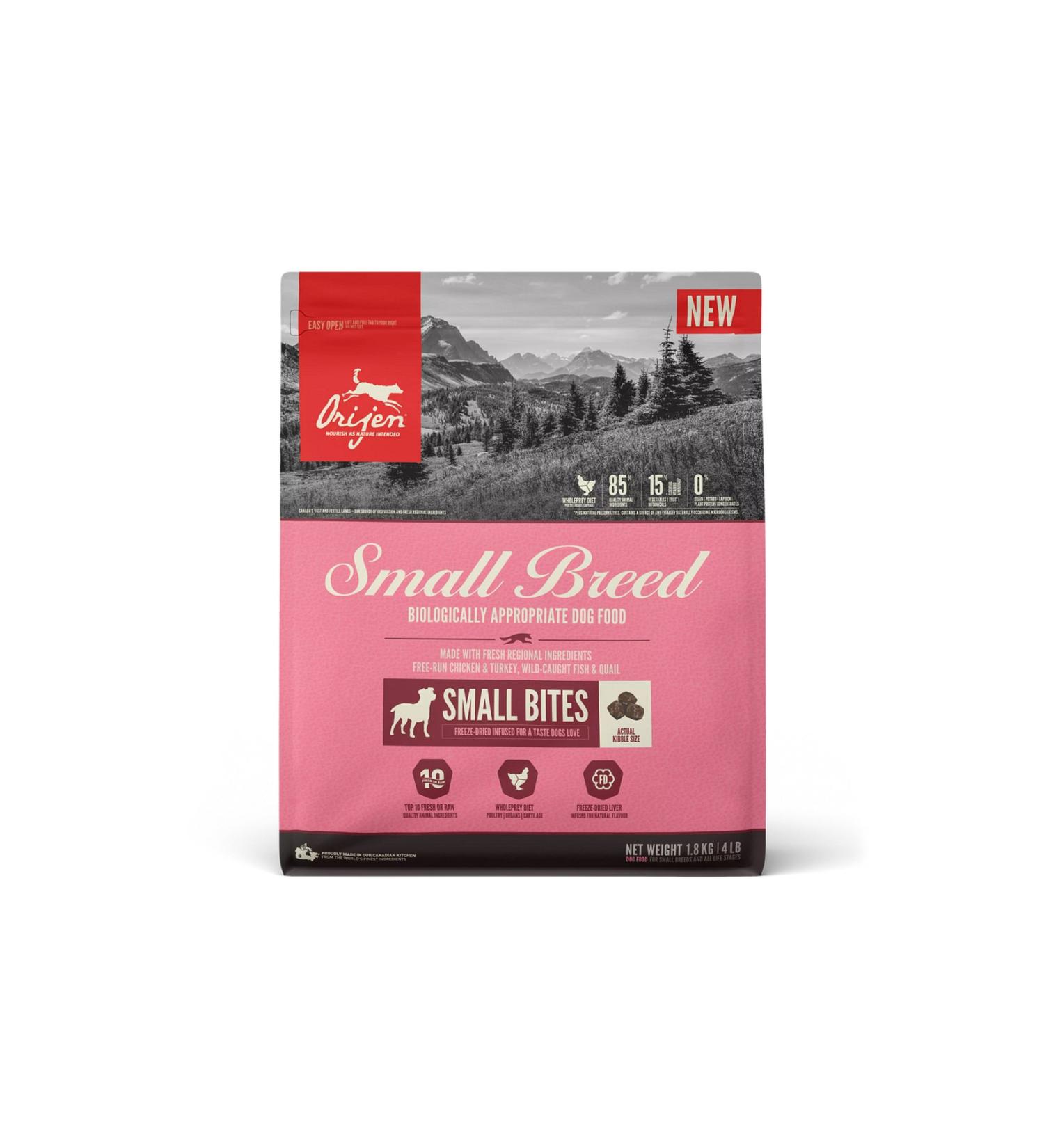 Orijen Small Breed Small Breed Puppy and Adult Dog Food 1800 G