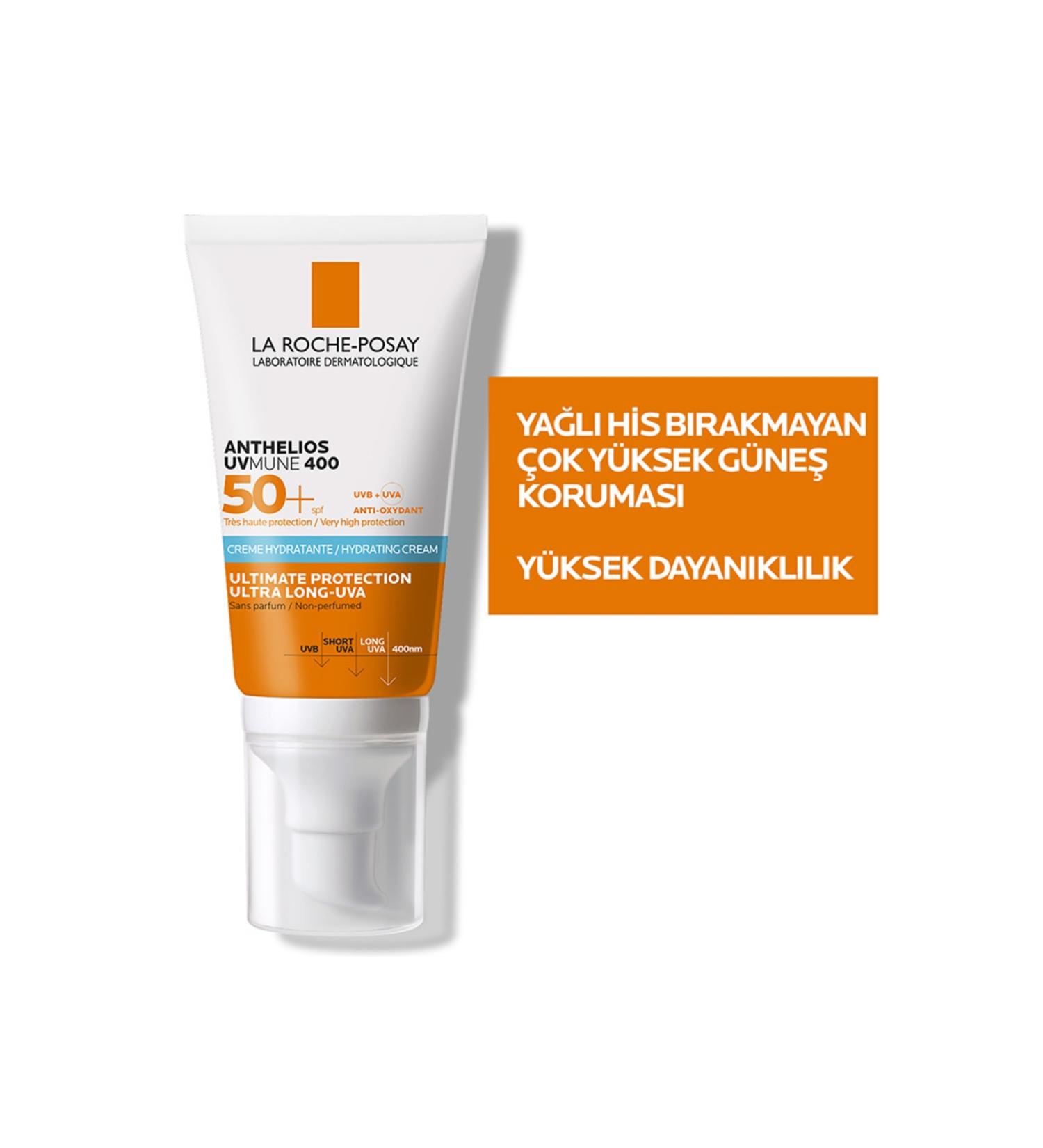 La Roche Posay La Roche Anthelios Uvmune 400 Spf50+ Very High Protection Moisturizing Cream 50 ml
