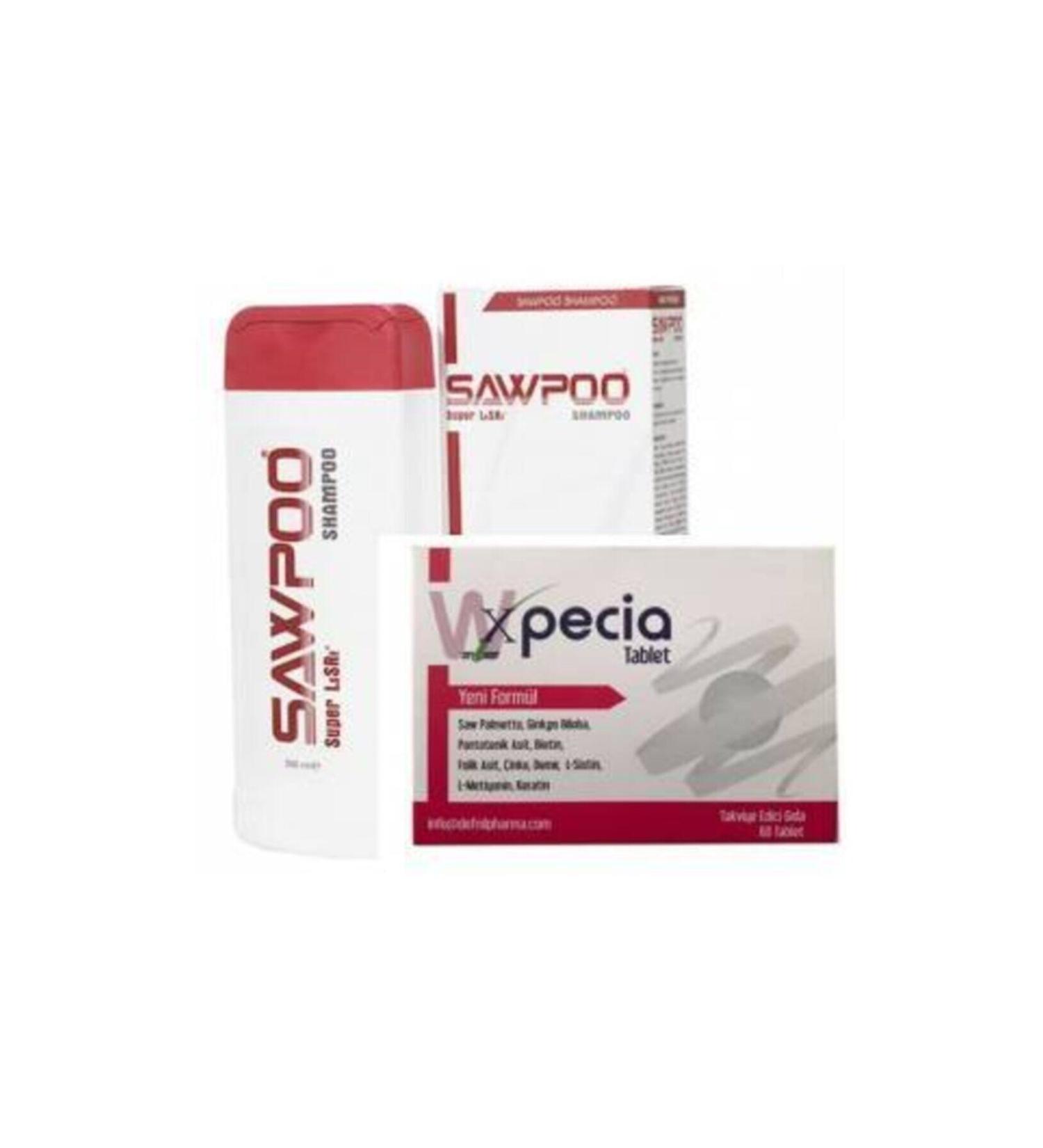 Sawpoo Shampoo 250 Ml + Xpecia Women 60 Tablets