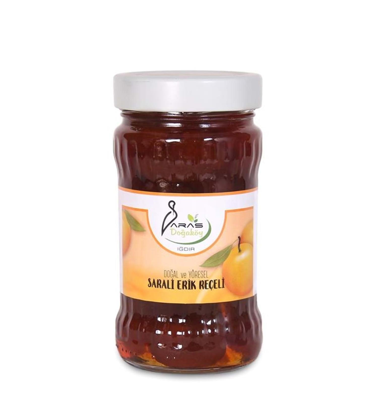 Aras Do ak y Natural and Local Saral Plum Jam 380 gr