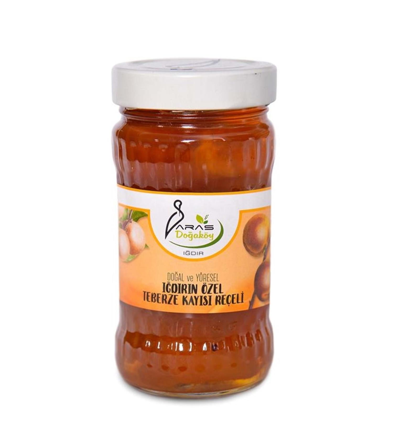 Aras Do ak y I d r Region Special Teberze Apricot Jam 380 gr