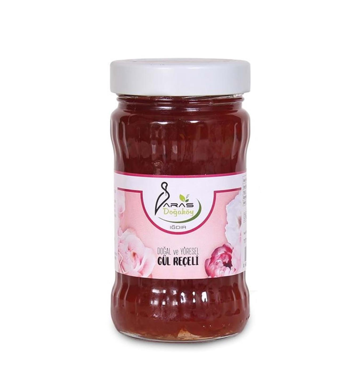 Aras Do ak y Natural and Local Rose Jam 380 gr
