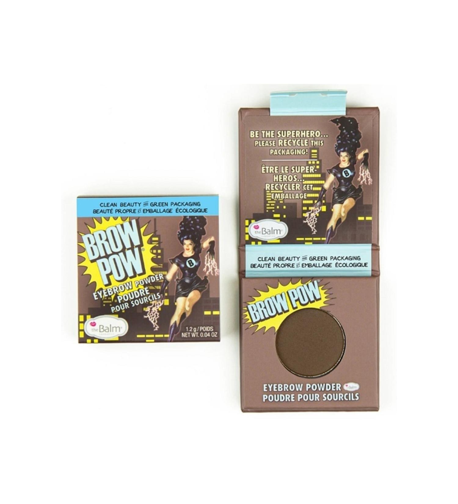 Bahama Cosmetics Brow Pow Eyebrow Shadow Dark Brown