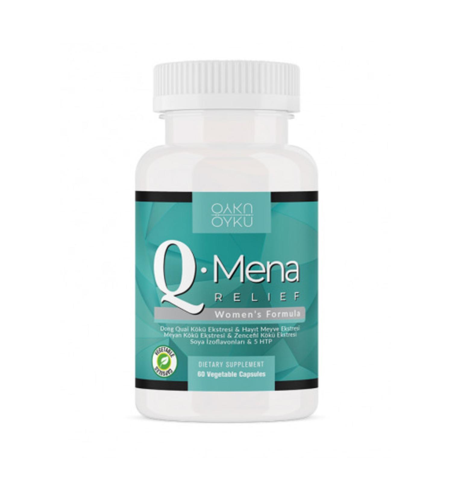 STORY HEALTH Q-mena - Product (DONG QUAI VITEX AGNUS CASTUS 5-HTP. SOY ISOFLAVONES) - 30 Capsules - Buy Online on GoSupps.com