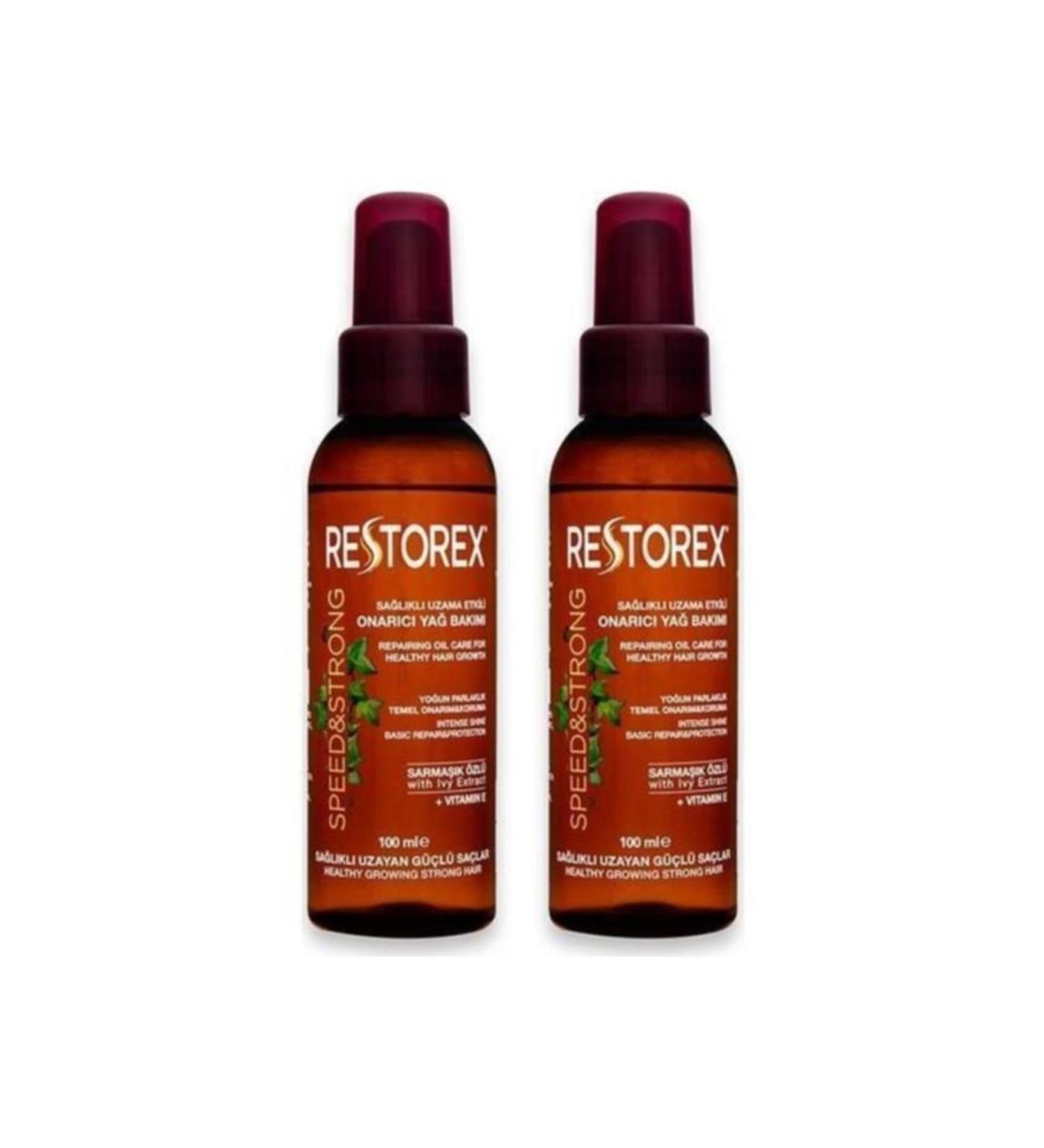 Restorex Speed&strong Repair Oil Care Ivy 100 ml X 2 Pieces