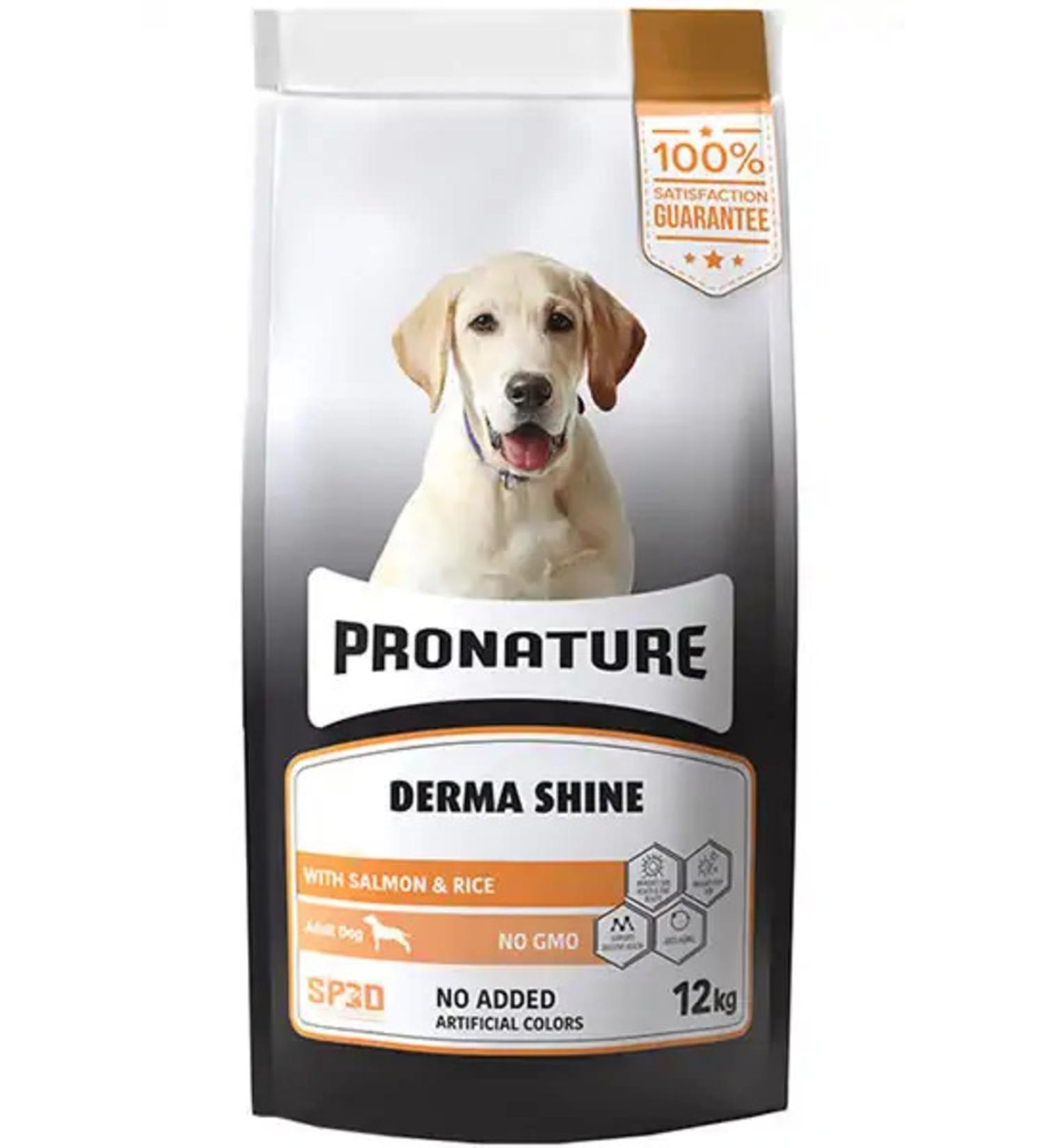 pronature Derma Shine Salmon and Rice Adult Dog Food 12kg