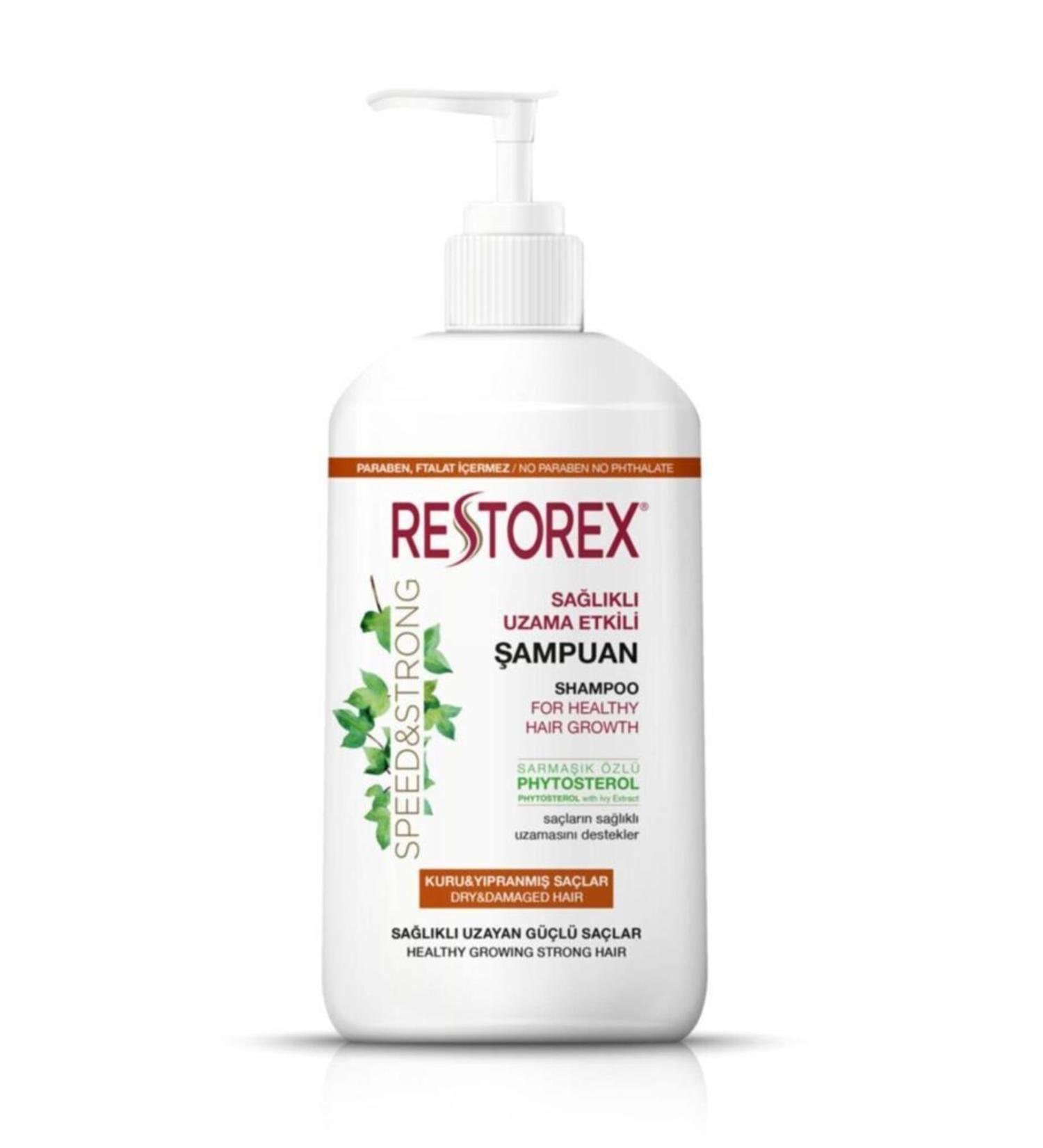 Restorex Healthy Growth Effective Shampoo for Dry & Damaged Hair 1000 ml
