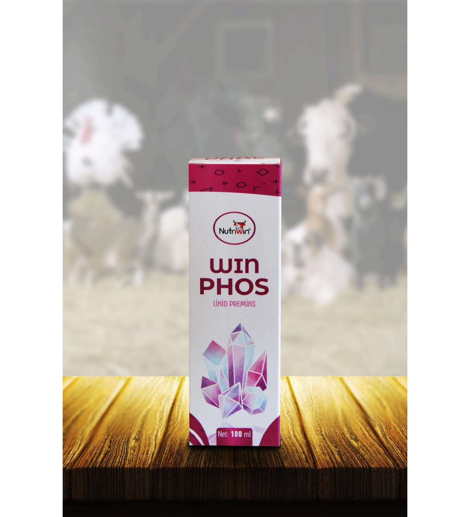 NUTRIW N Winphos Poultry Cow - Sheep - Poultry Vitamin Mineral Ruminant Vitamin 100 Ml