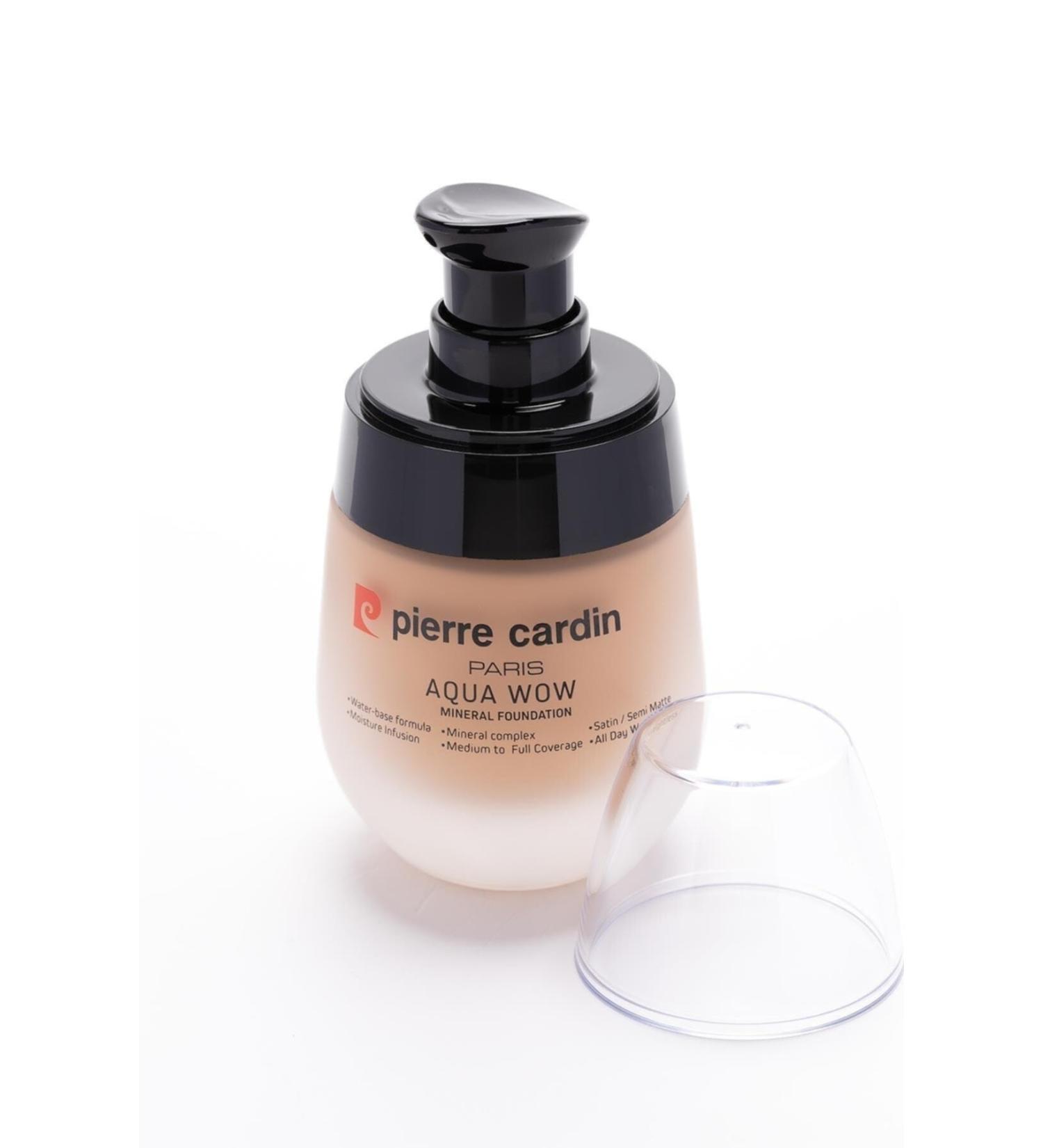 Pierre Cardin Aqua Wow Mineral Water Based Foundation Medium Skin With Very Warm