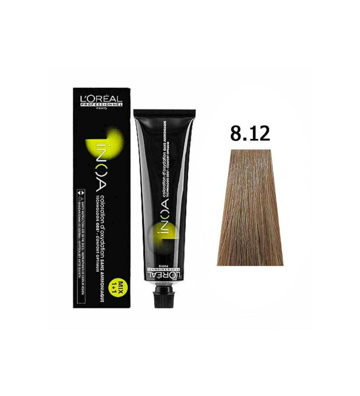 L'oreal Professionnel Loreal Professionnel Inoa 8.12 Light Blonde Candre Irise 60ml