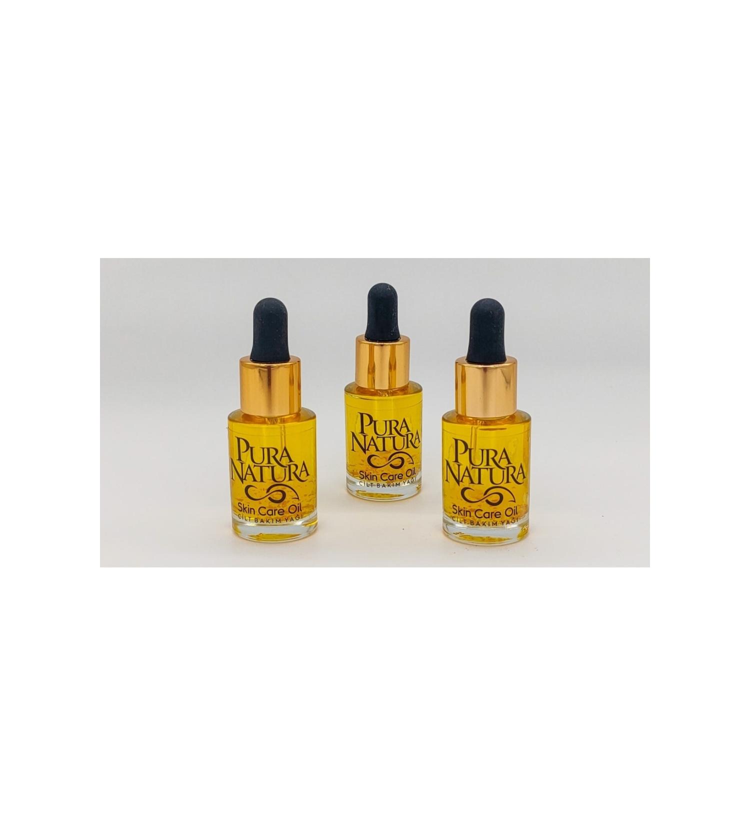 Pura Natura Real Gold Particles Anti-Spot and Anti-Aging Skin Serum - 20 ml