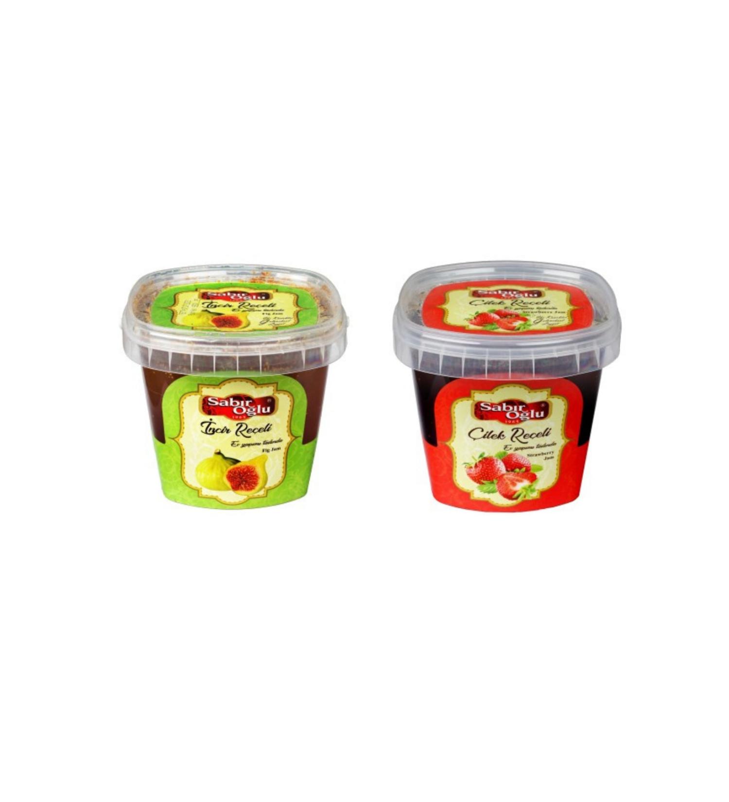 SABIRO LU 800 Gr Jam Bucket Strawberry And Fig