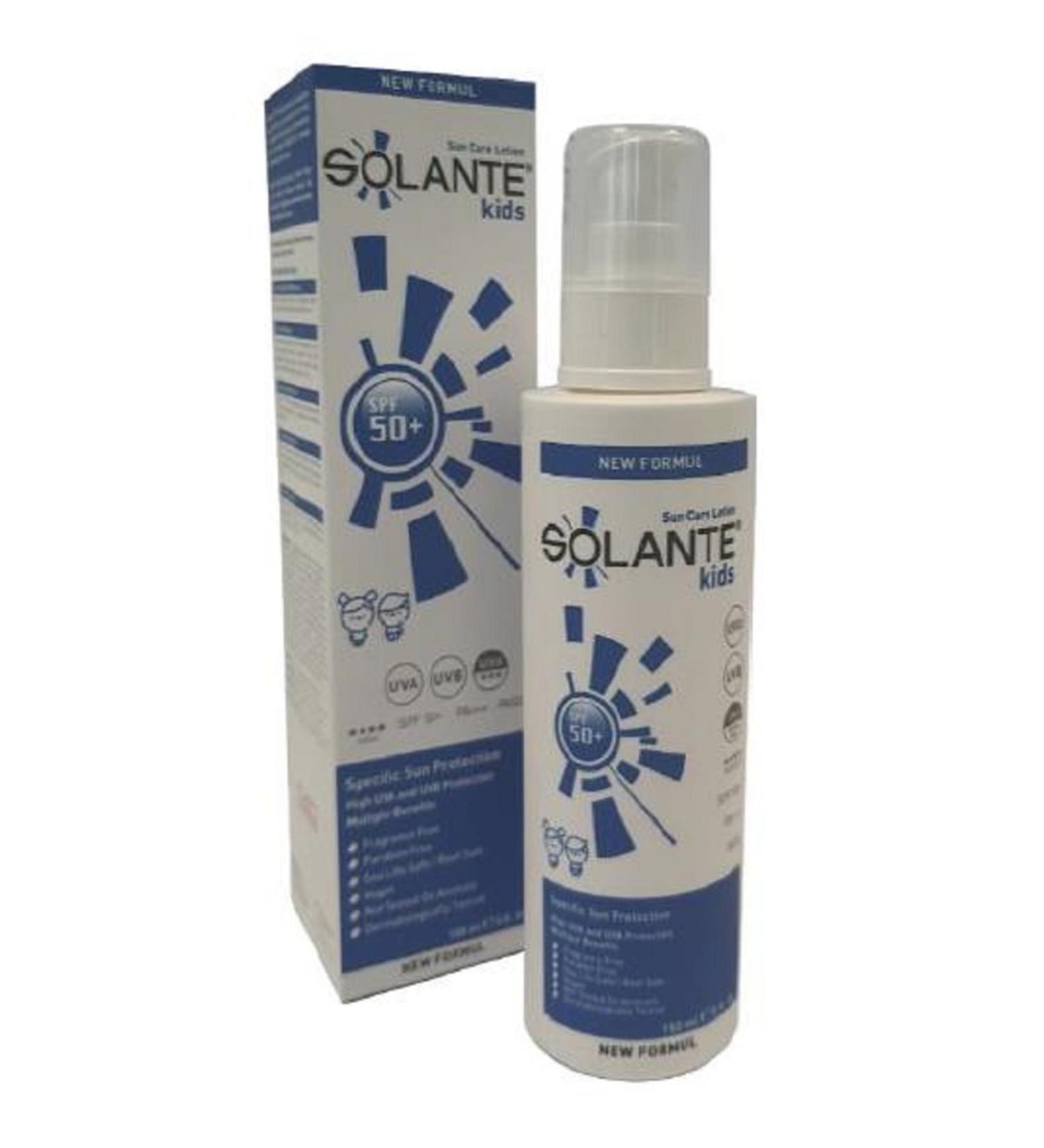 Solante Kids Sunscreen 50 Factor Lotion Spf 50 150ml