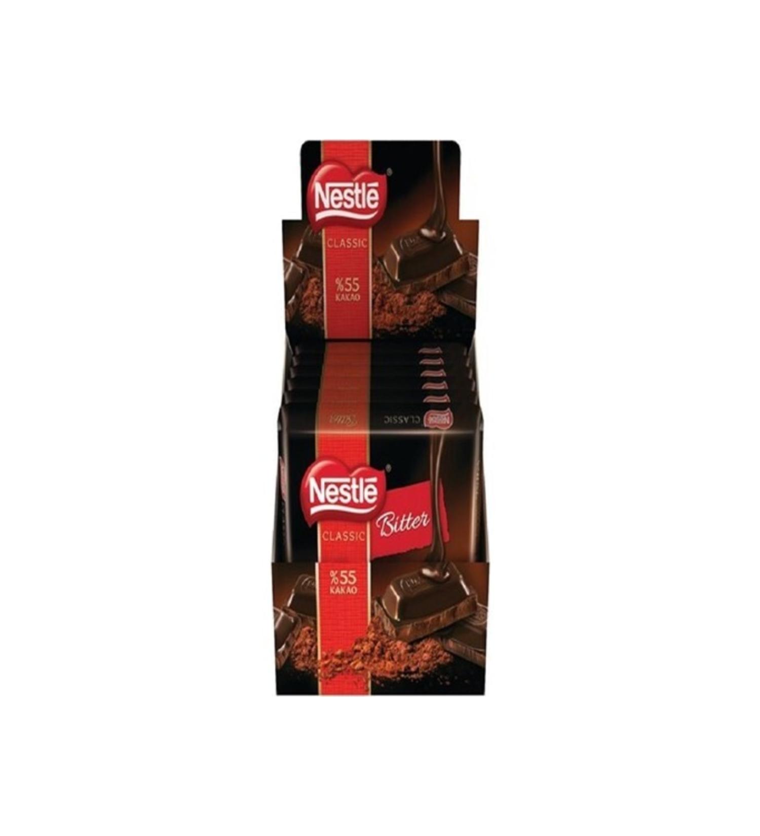 Nestle Bitter Square 60 Gr X 6 X 4 Boxes
