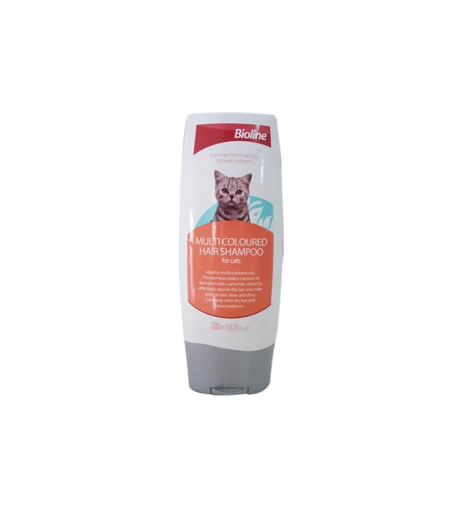 Bioline Cat Shampoo for Multicolored Cats 200 Ml