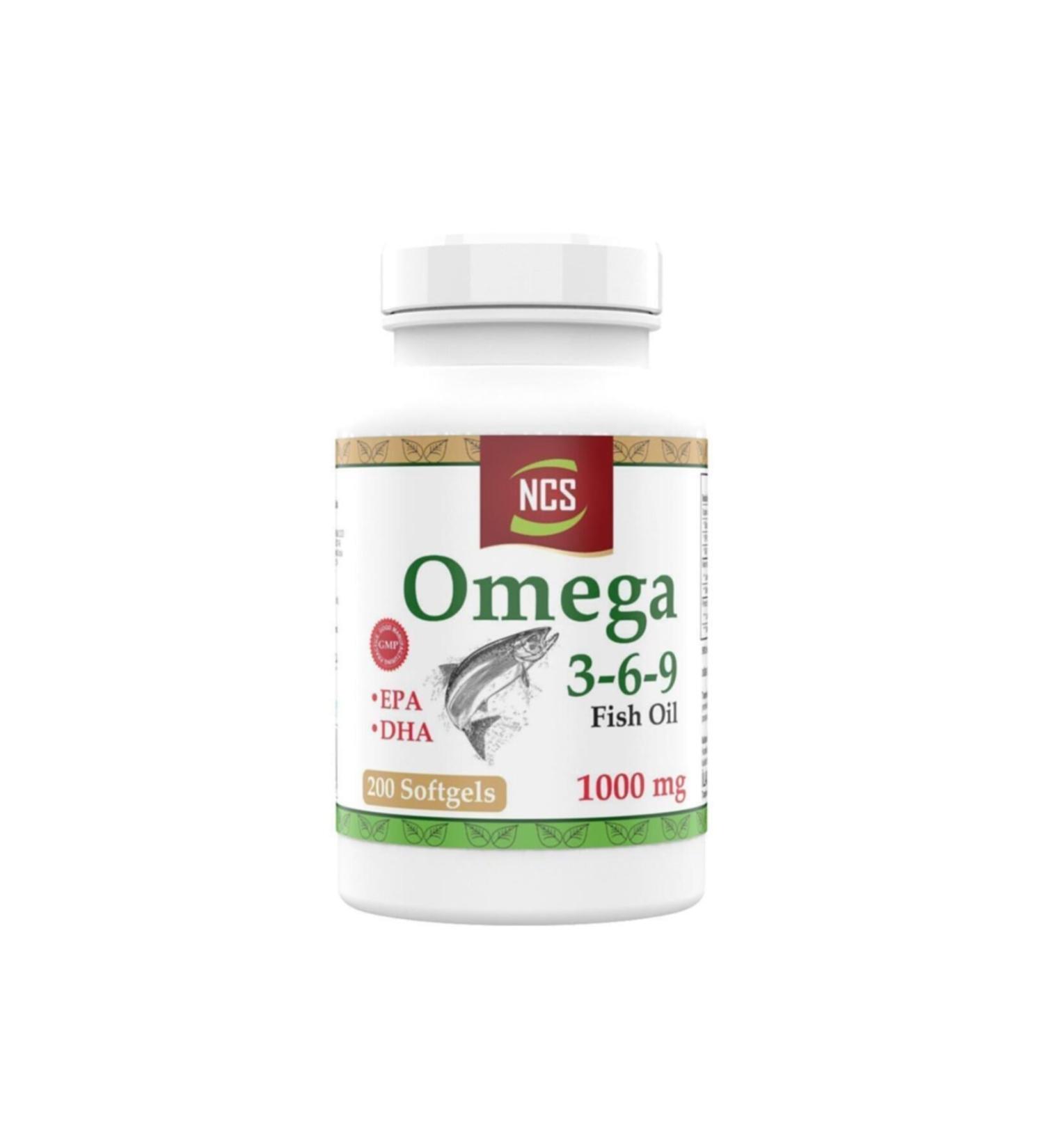 Ncs Omega 3 6 9 Fish Oil 200 Softgel